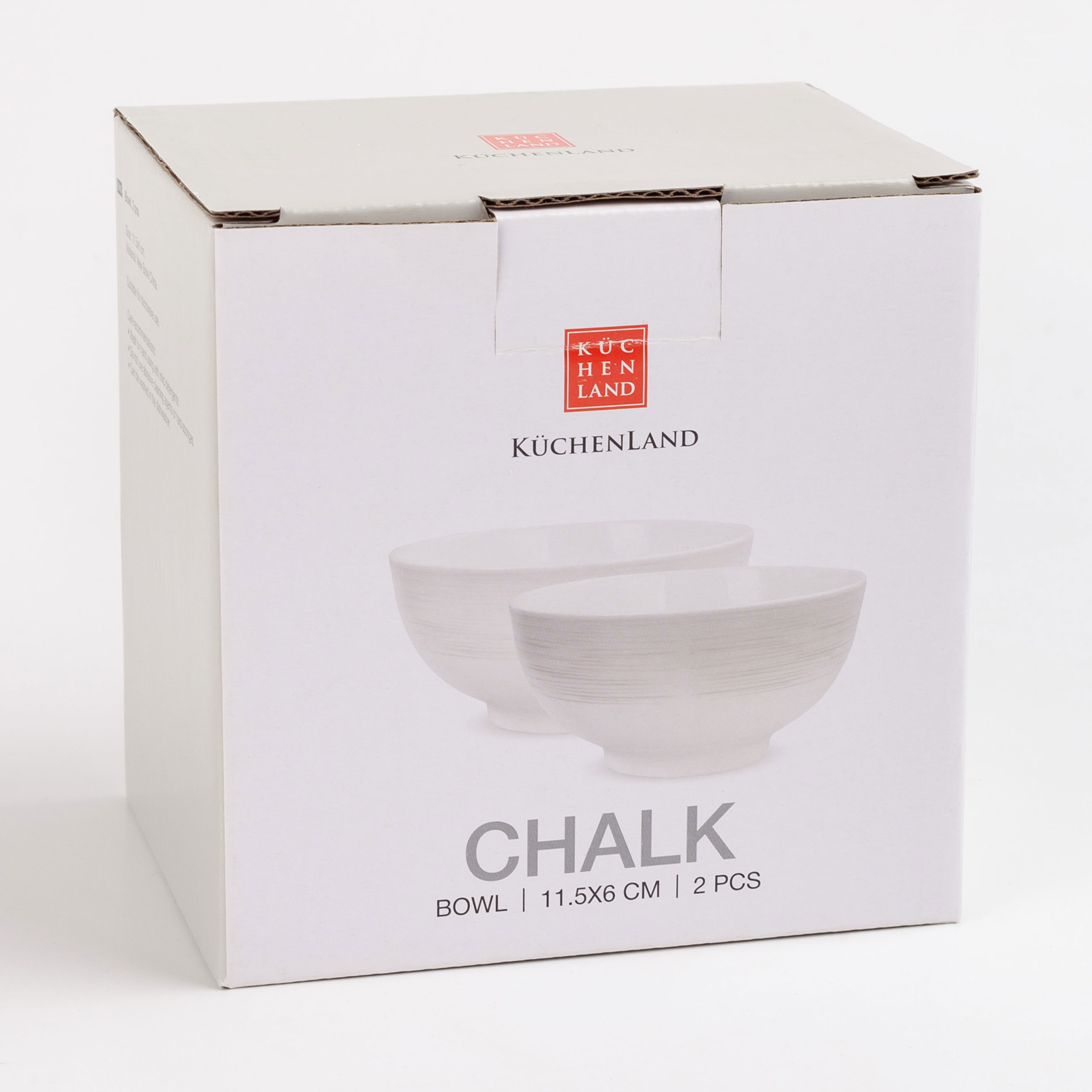 Bowl, 11x6 cm, 2 pieces, porcelain N, beige / milk, Chalk изображение № 5