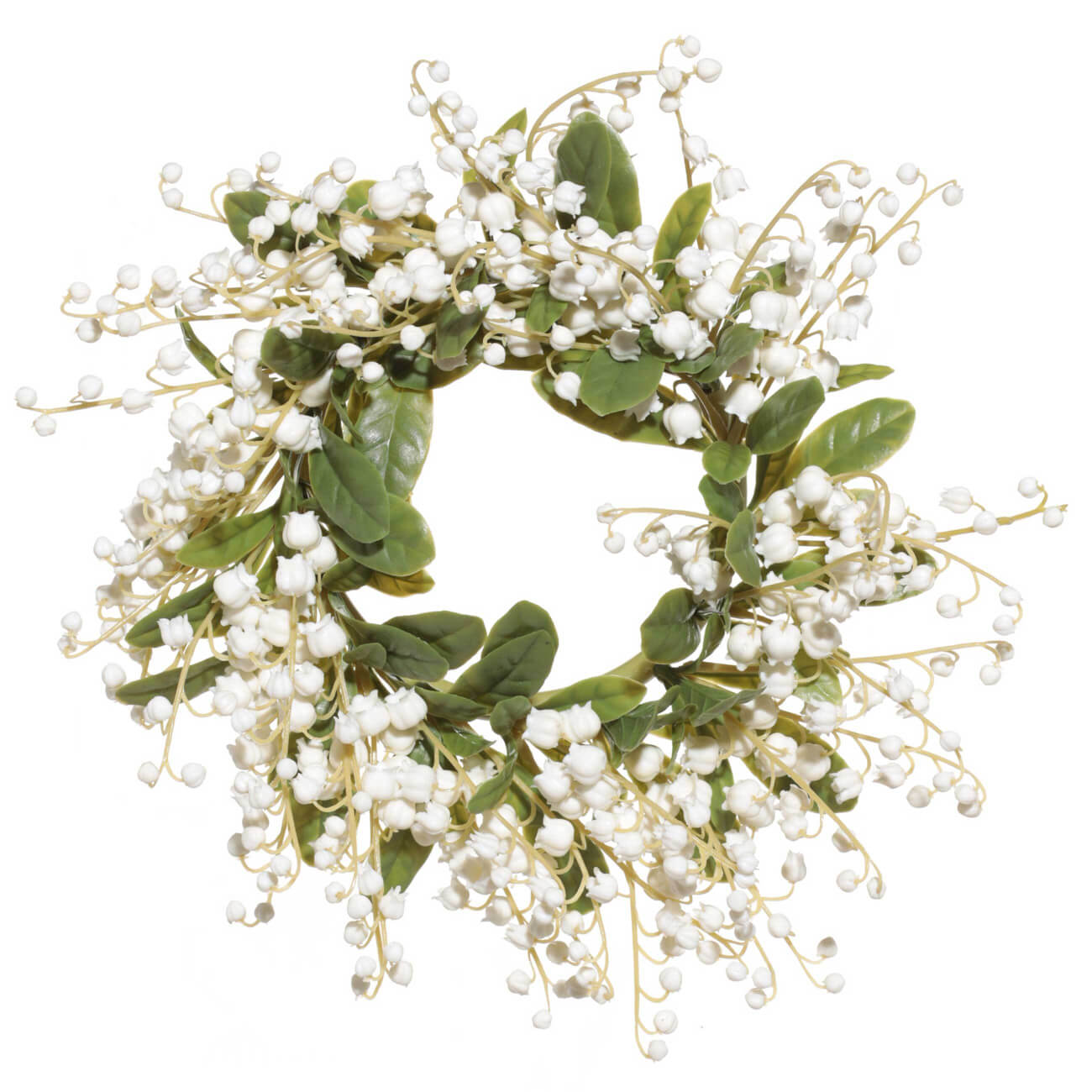 Candle wreath, 11/20 cm, plastic, Lily of the valley, May-lily изображение № 1