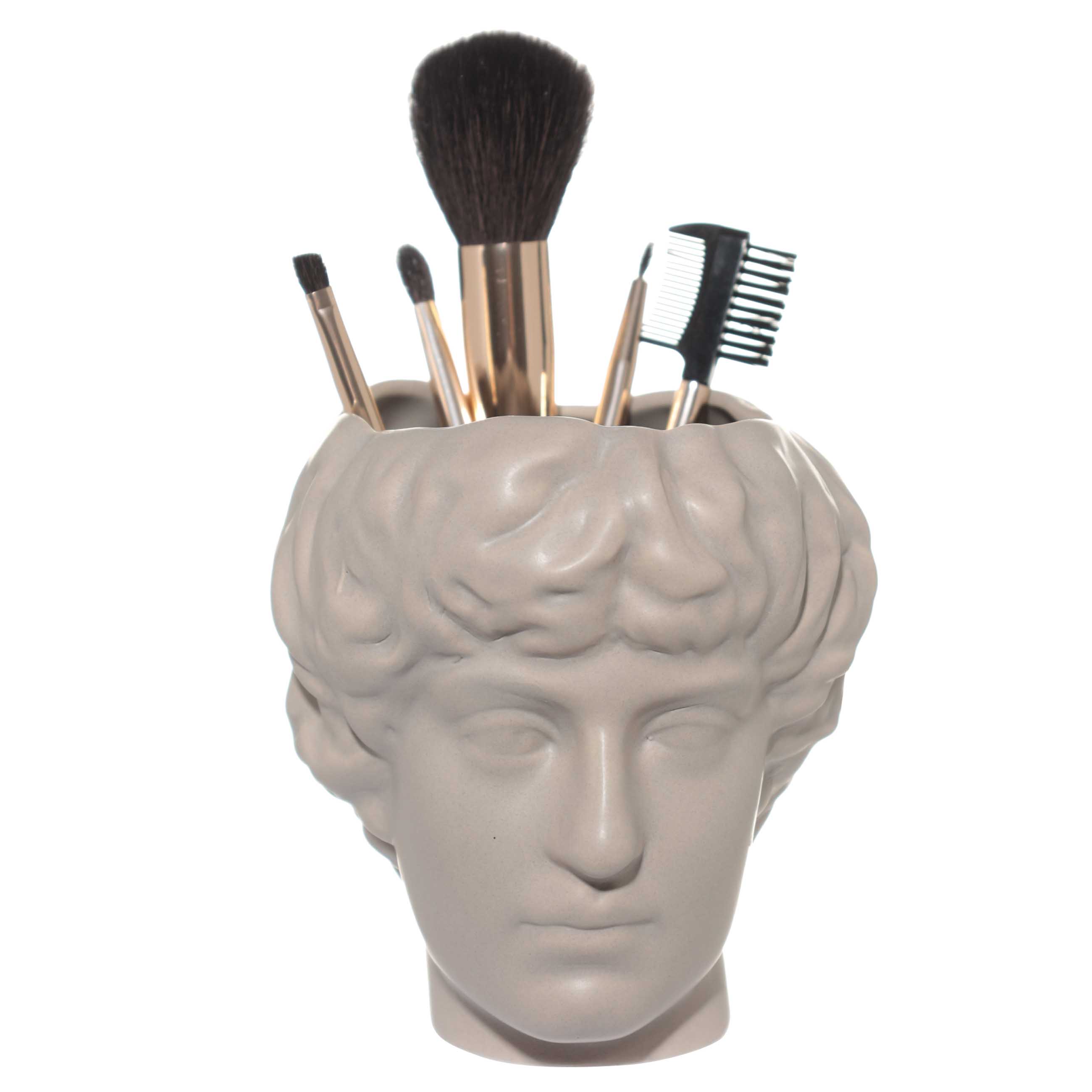 Stand for cosmetic brushes, 12 cm, porcelain R, milk, David, Apollo изображение № 6
