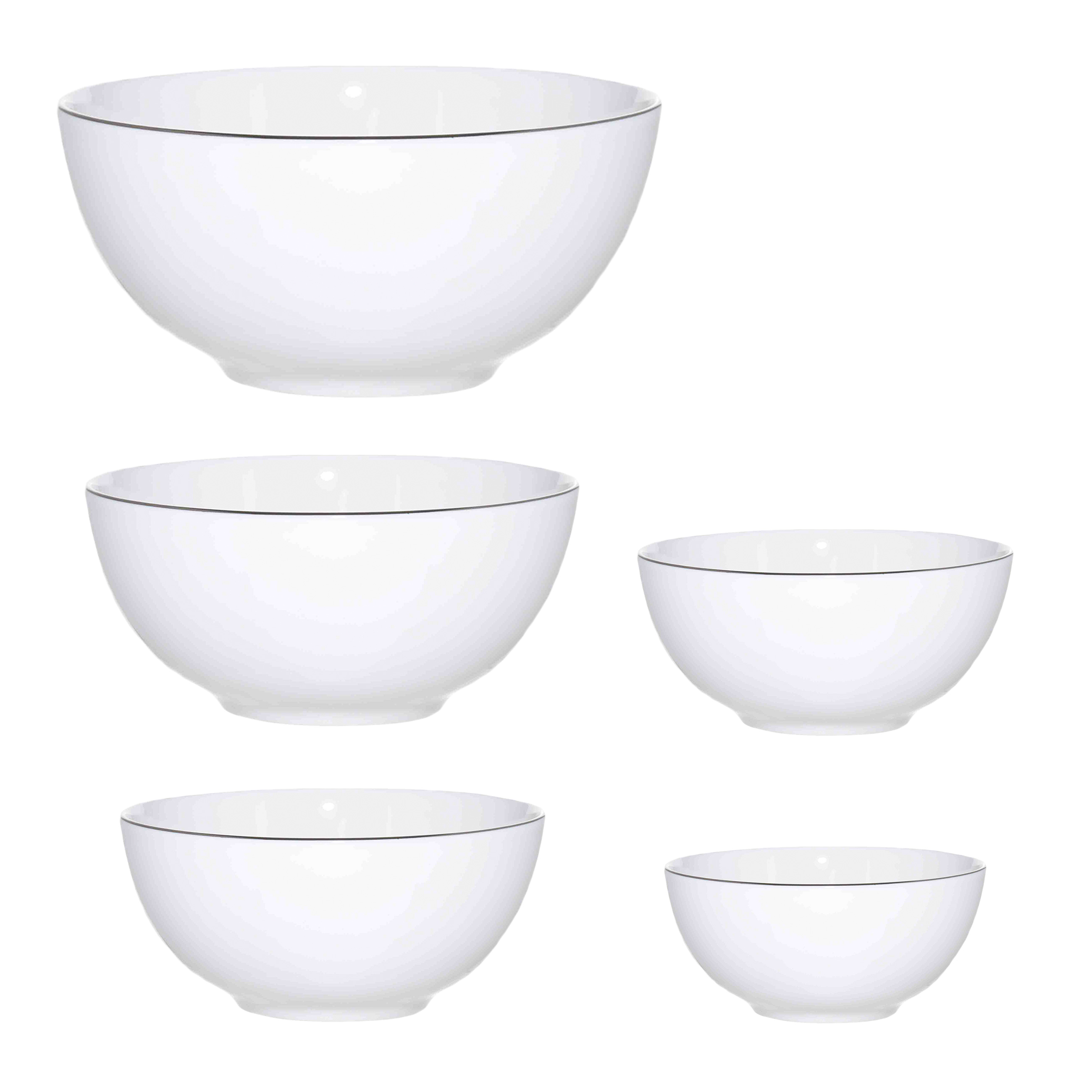 Salad bowl set, 5 pcs, porcelain F, Antarctica изображение № 2