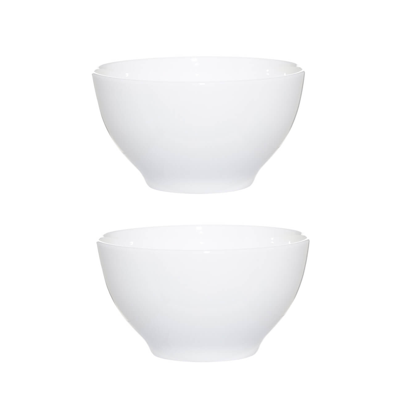 Bowl, 12x6 cm, 2 pieces, porcelain F, white, Ideal white изображение № 1