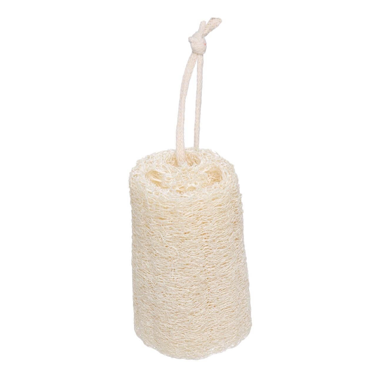 Washcloth-sponge for washing the body, 5x10 cm, exfoliating, loofah, Eco life изображение № 1
