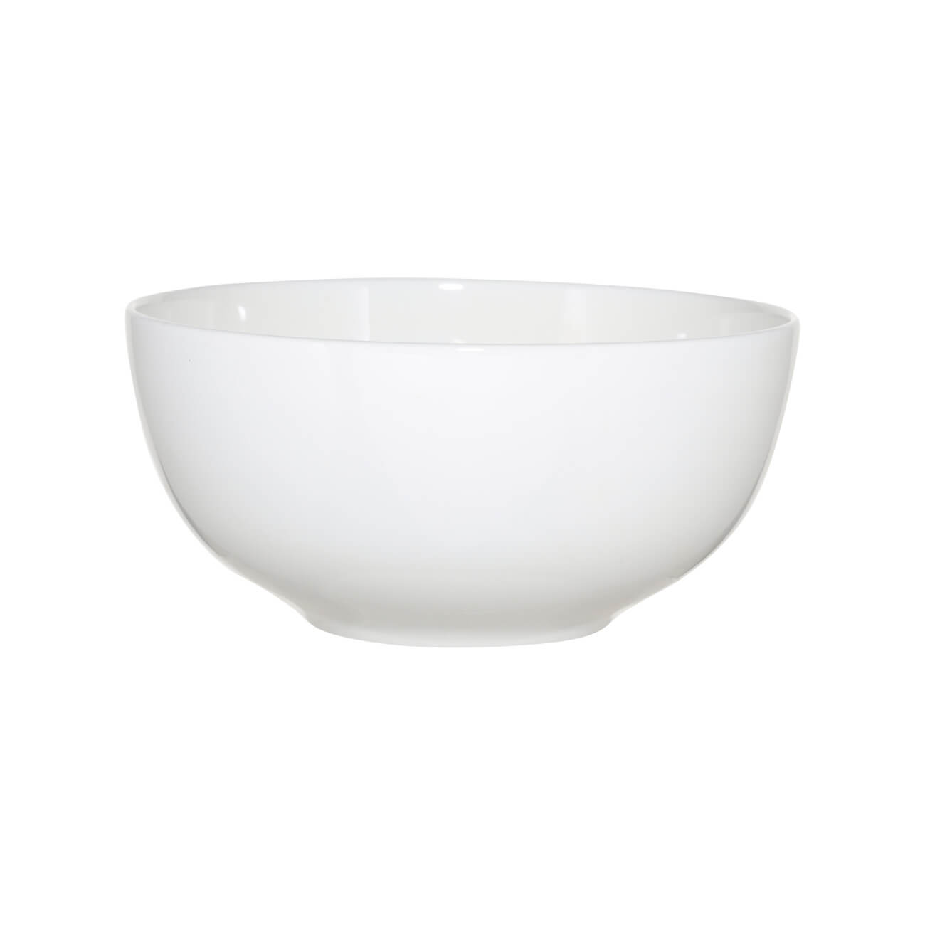 Salad bowl, 15x7 cm, 800 ml, porcelain F, white, Ideal white изображение № 1