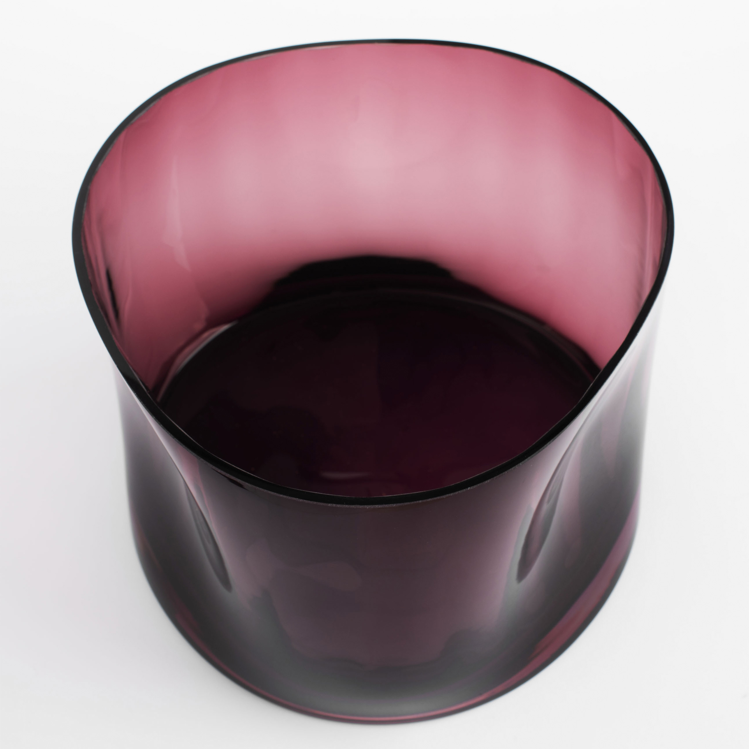 Flower vase, 15 cm, decorative, glass, dark purple, Brinicle изображение № 3