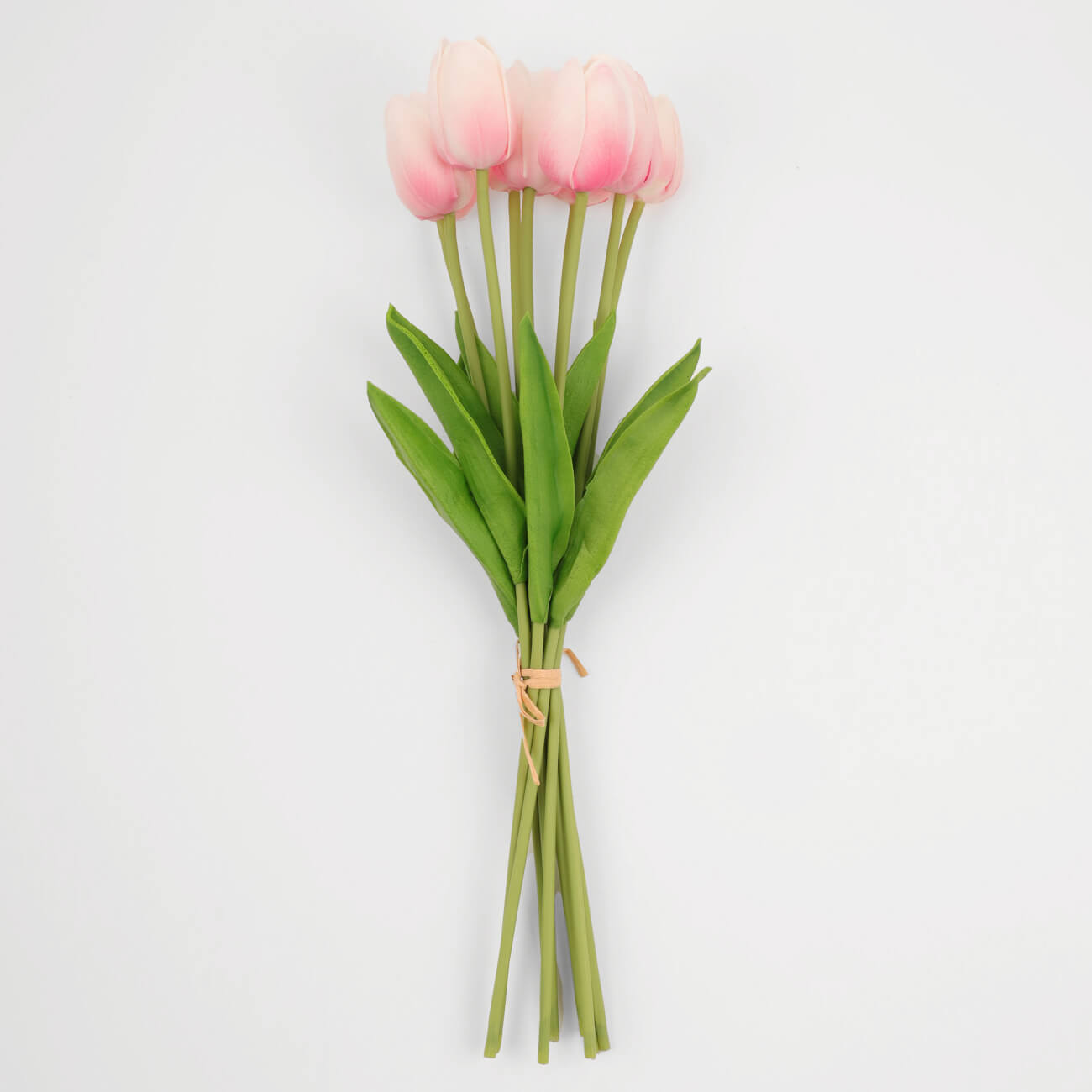 Artificial bouquet, 35 cm, polyurethane, Pink tulips, Tulip garden изображение № 1