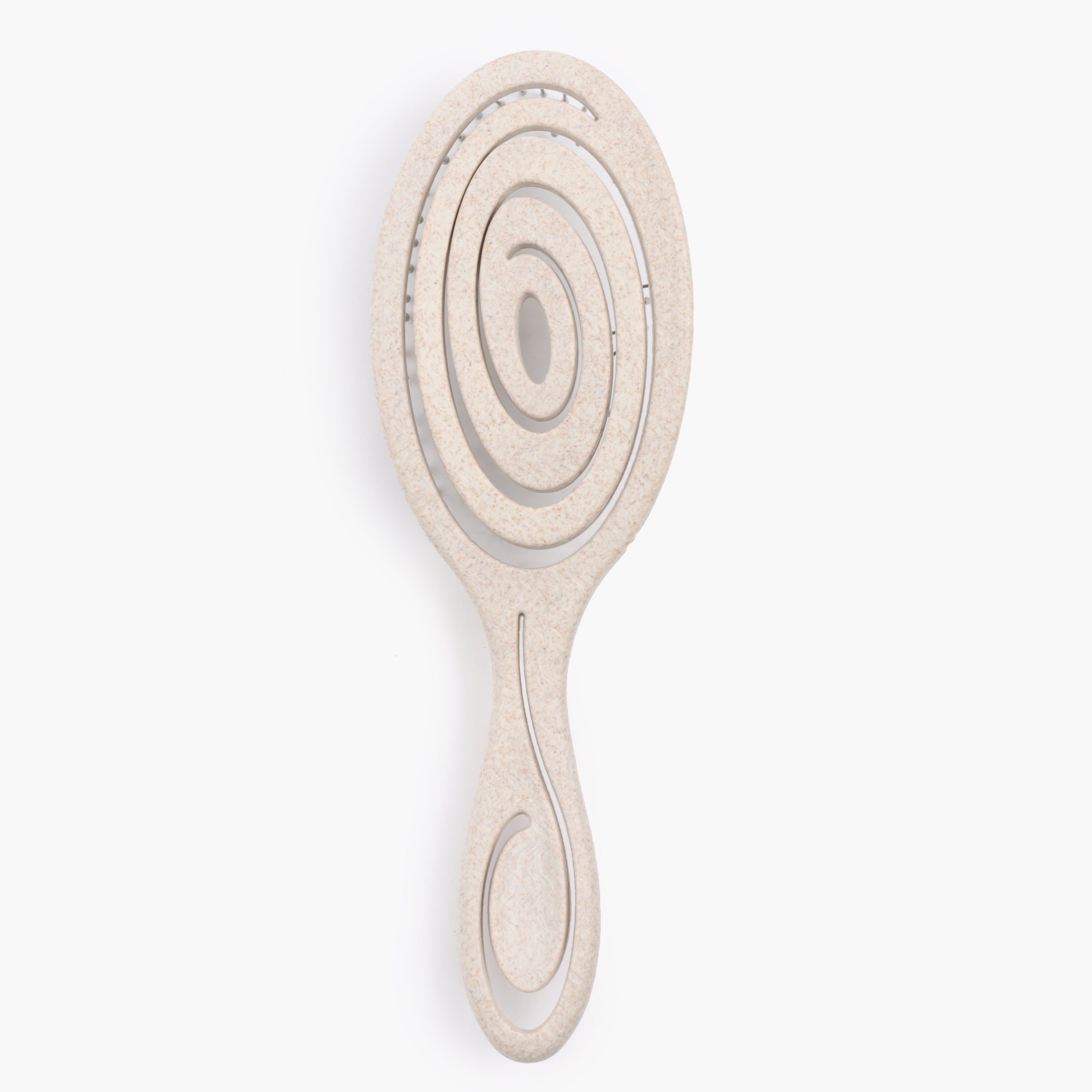 Hair massage comb, 22 cm, vegetable fiber / plastic, beige, Zipo изображение № 2
