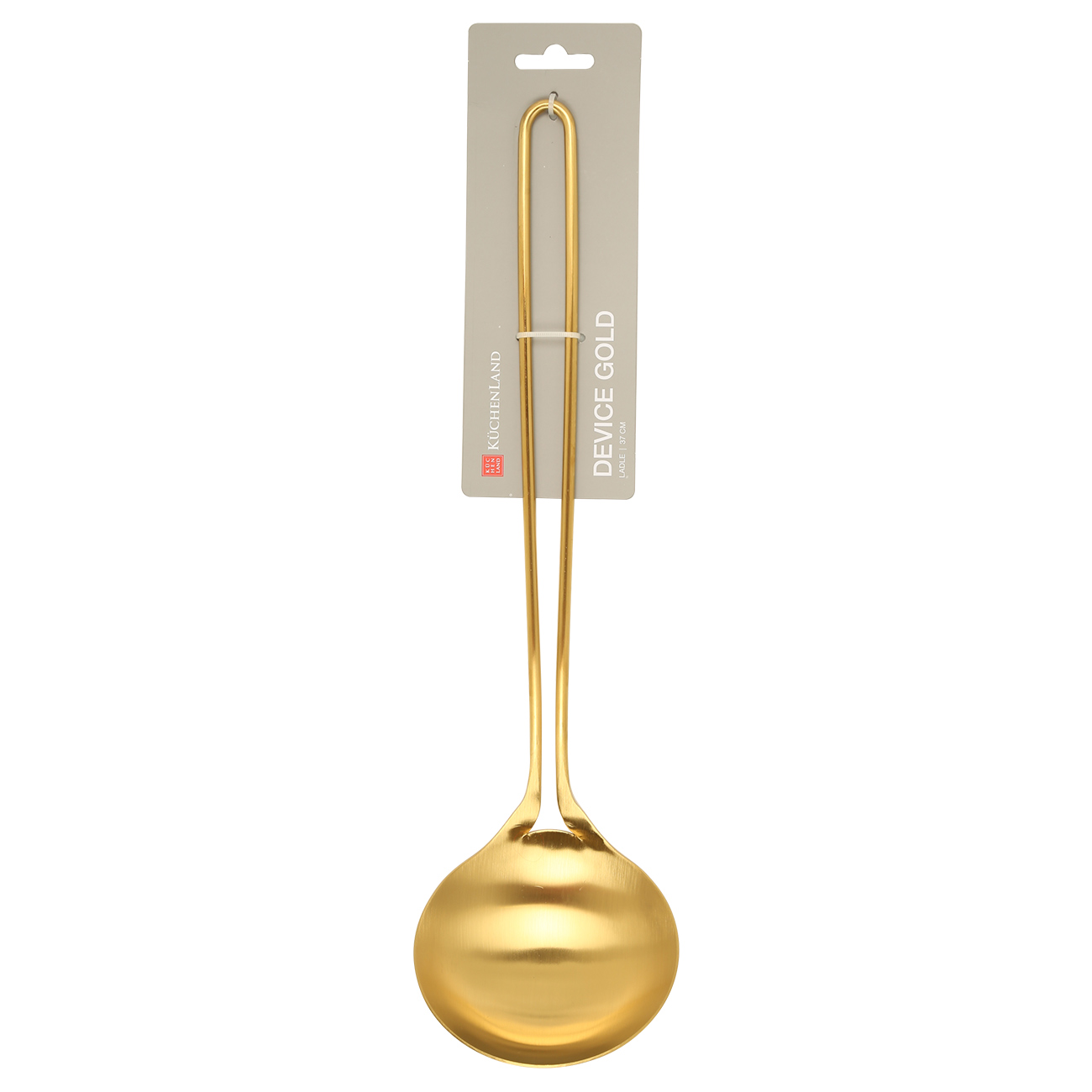 Ladle, 35 cm, steel, golden, Device gold изображение № 2