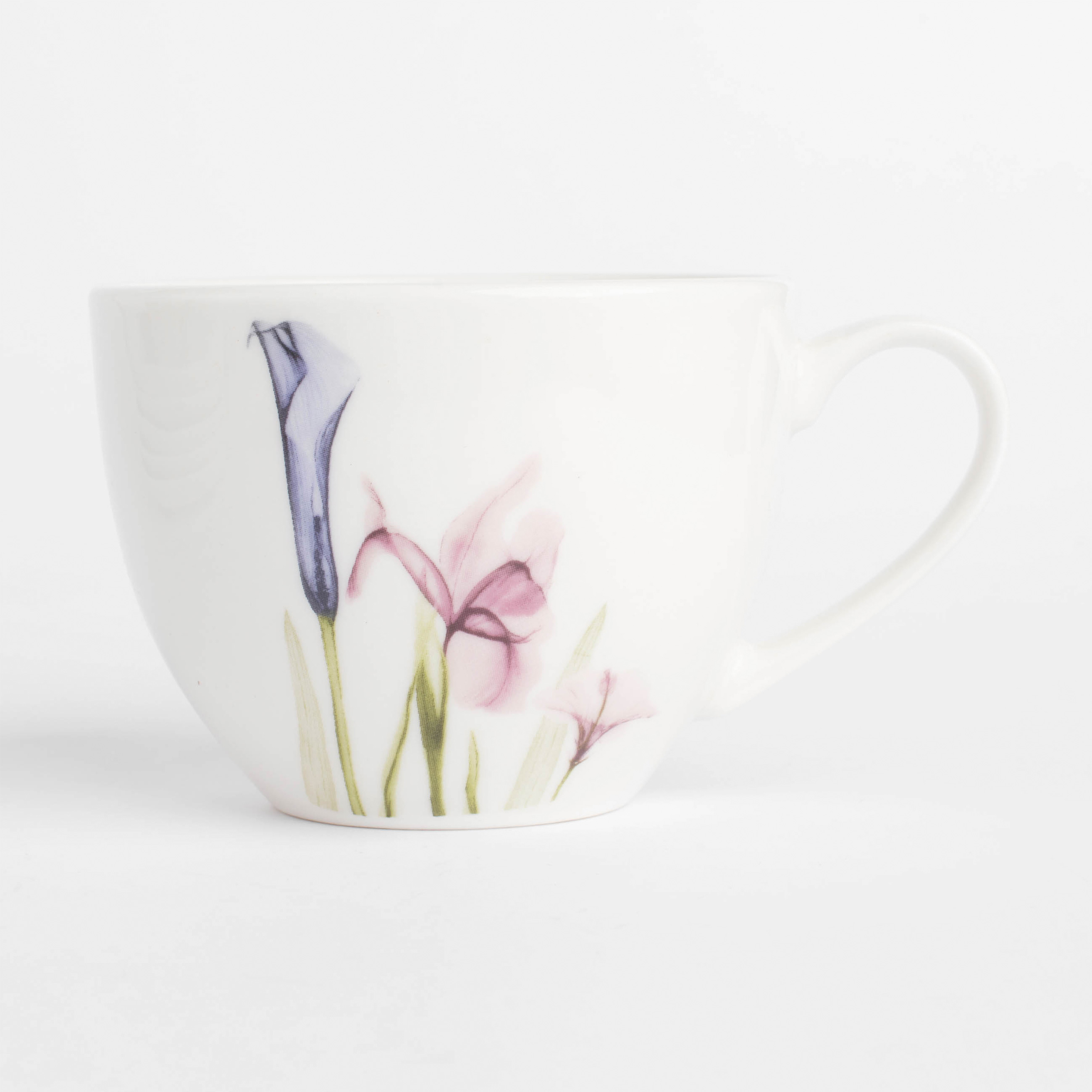 Tea pair, 6 persons, 12 items, 220 ml, porcelain N, white, Pastel flowers, Pastel flowers изображение № 6
