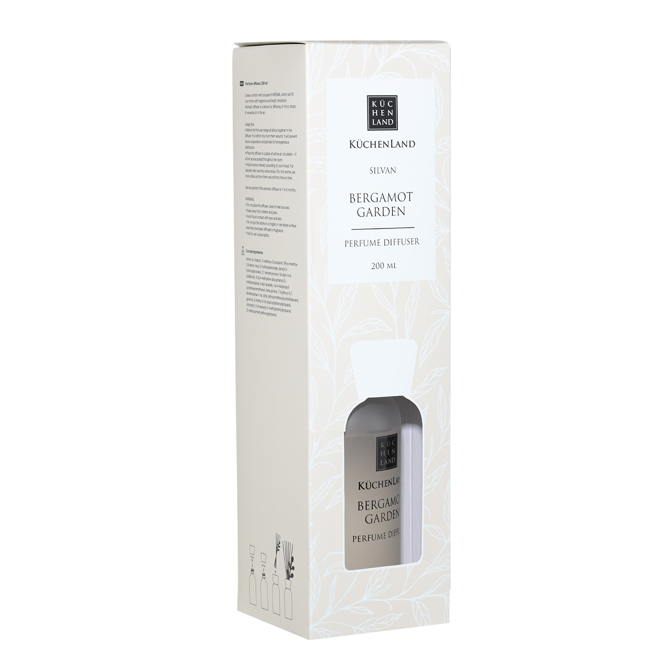 Aroma diffuser, 200 ml, Bergamot Garden, Silvan изображение № 2