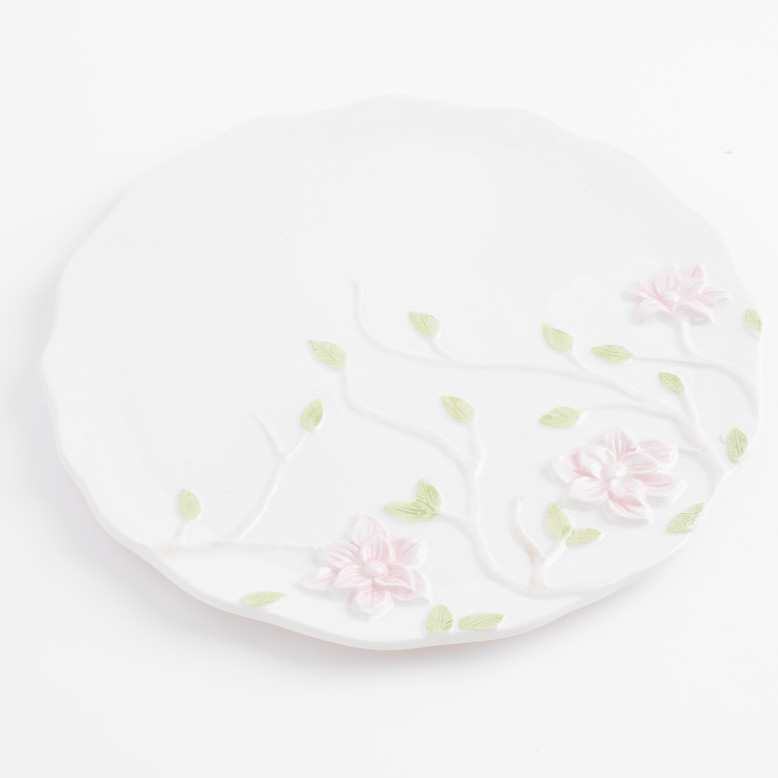 Dish, 24 cm, ceramic, milk, Magnolia flowers, Magnolia изображение № 3