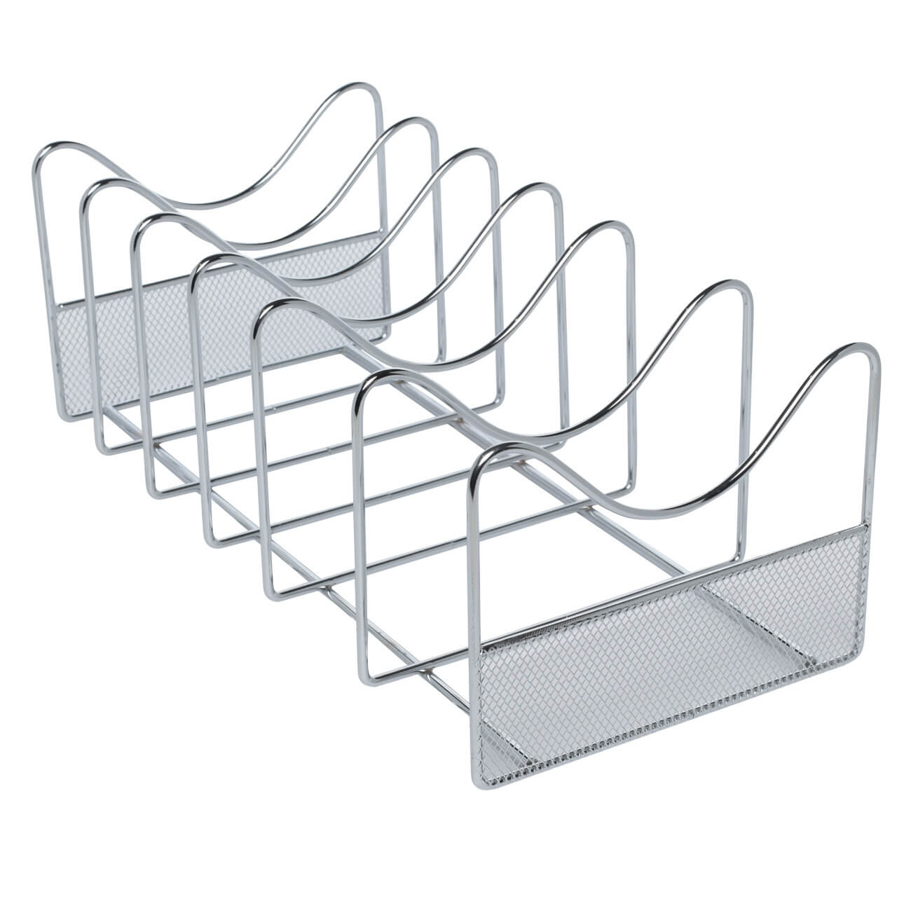 Stand-organizer for pans and lids, 16x35 cm, 6 otd, metal, Method изображение № 1