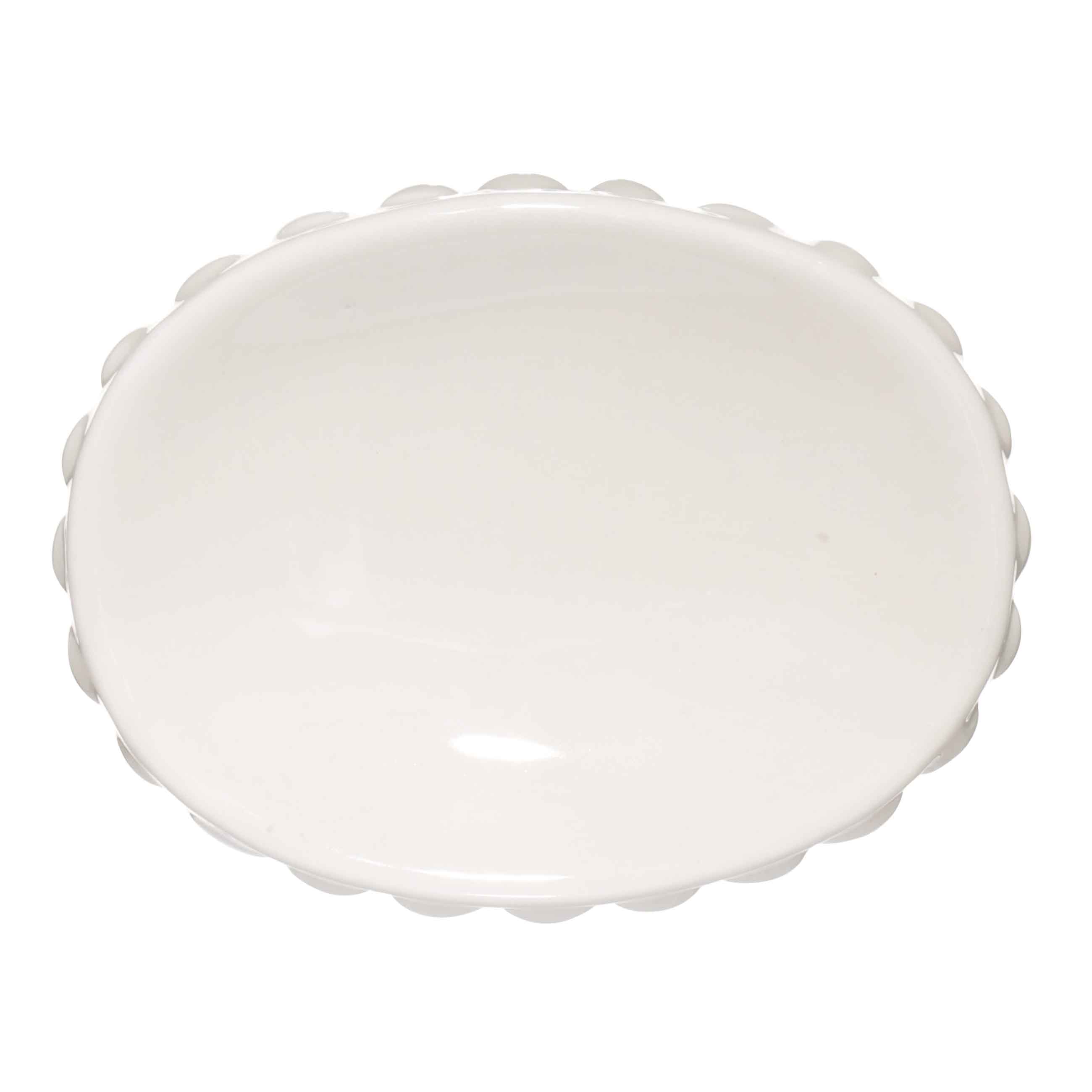 Soap dish, 13x10 cm, ceramic, oval, milk, Bubbles, Bubbly изображение № 3