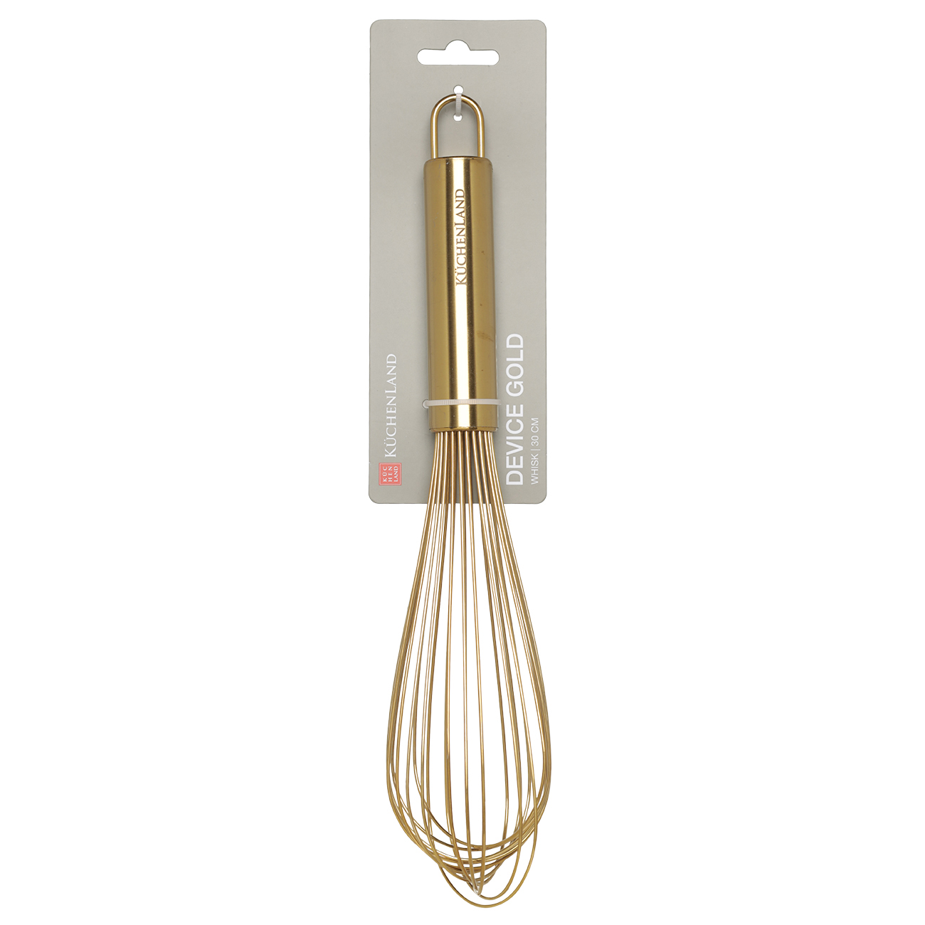Whisk, 30 cm, steel, golden, Device gold изображение № 2