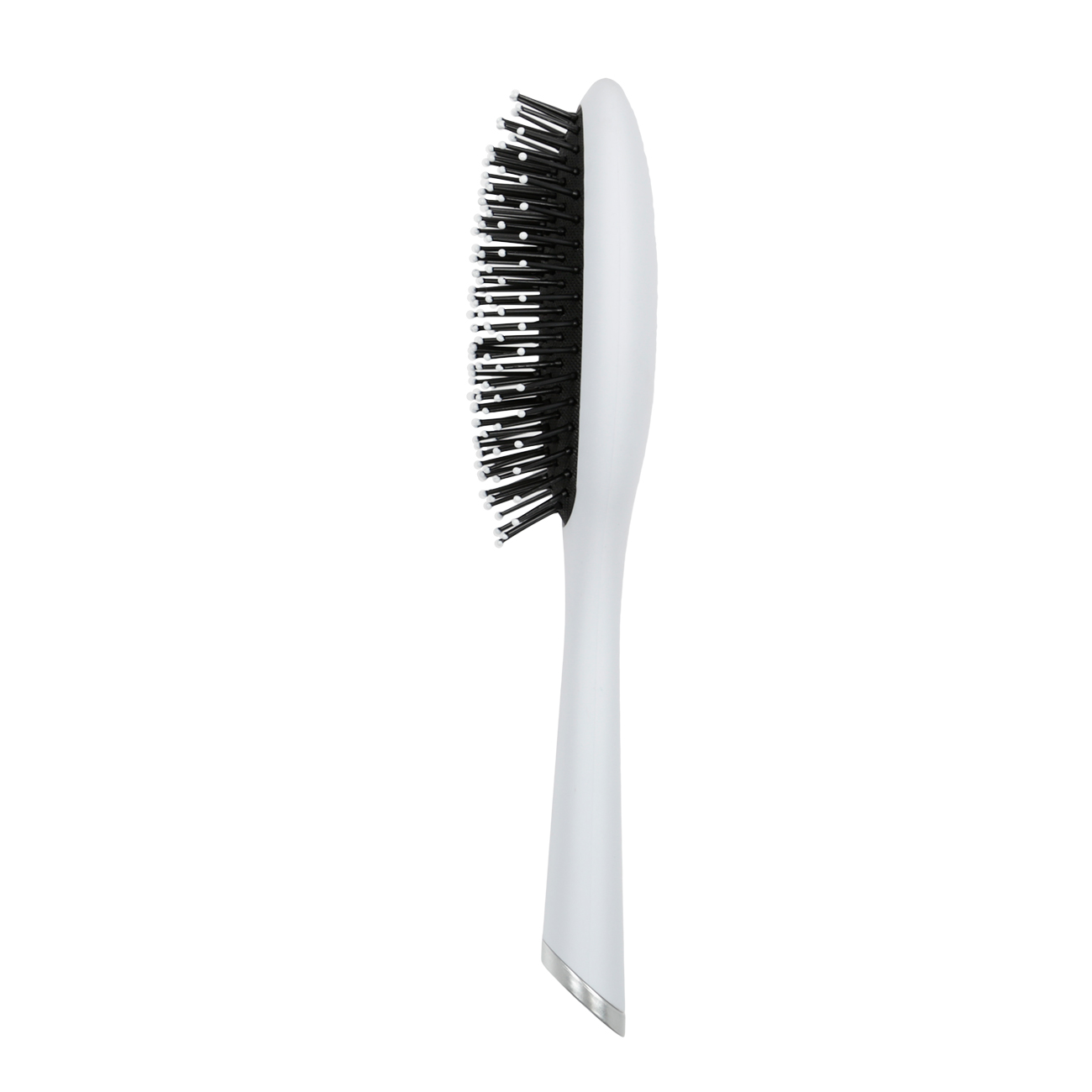 Hair massage comb, 23 cm, plastic, white, B&W изображение № 2