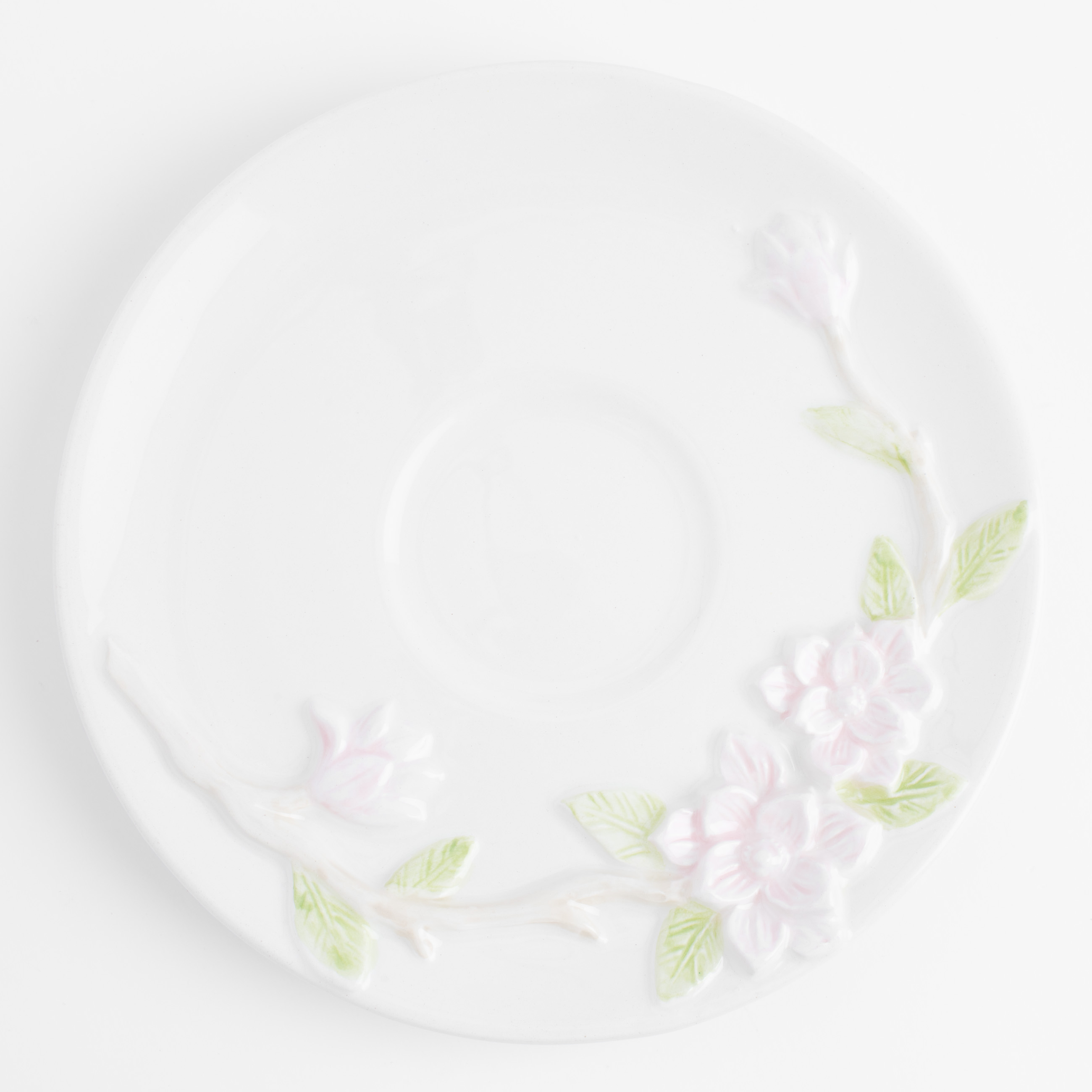Tea pair for breakfast, 1 person, 2 items, 420 ml, ceramic, milk, Magnolia flowers, Magnolia изображение № 5