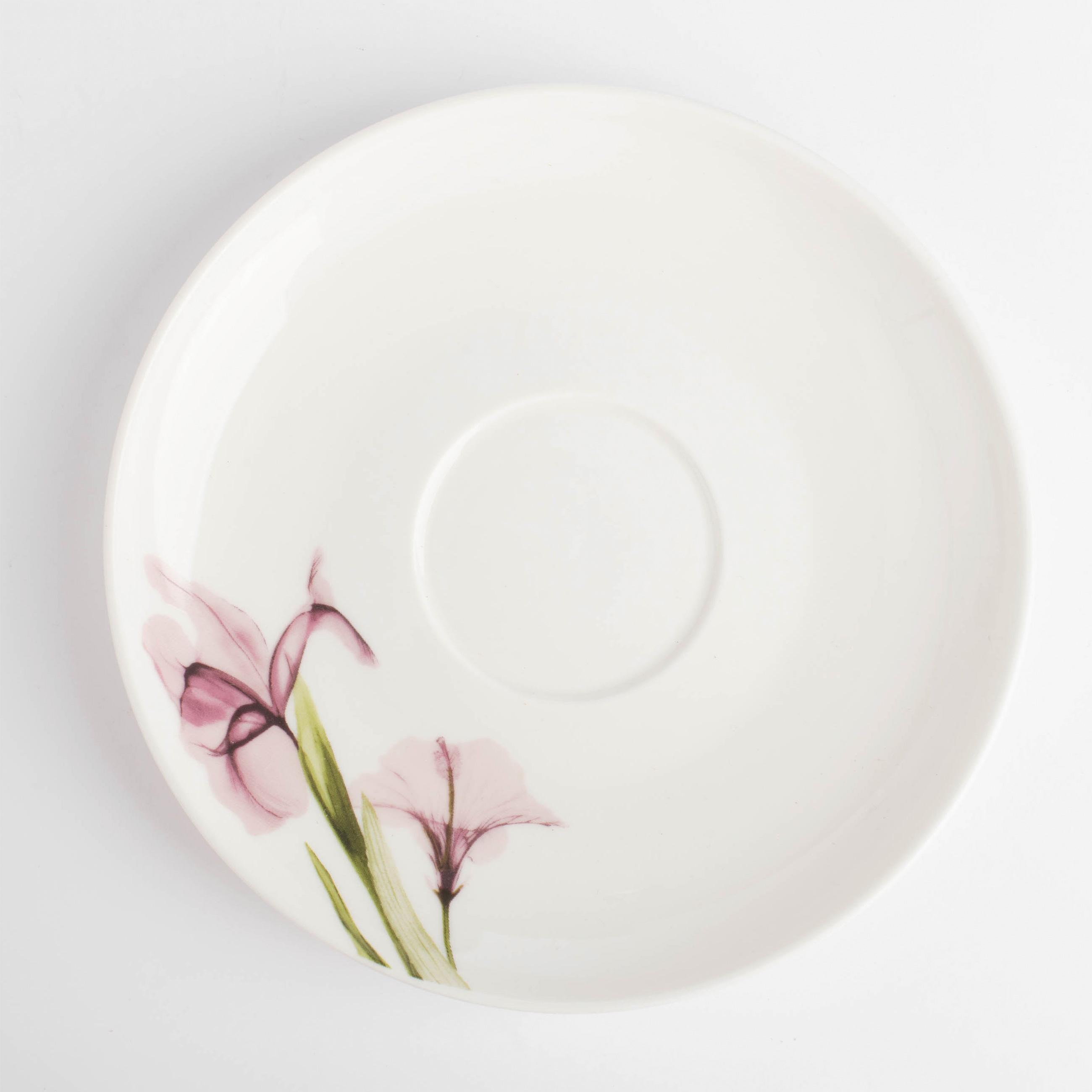 Tea pair, 6 persons, 12 items, 220 ml, porcelain N, white, Pastel flowers, Pastel flowers изображение № 7