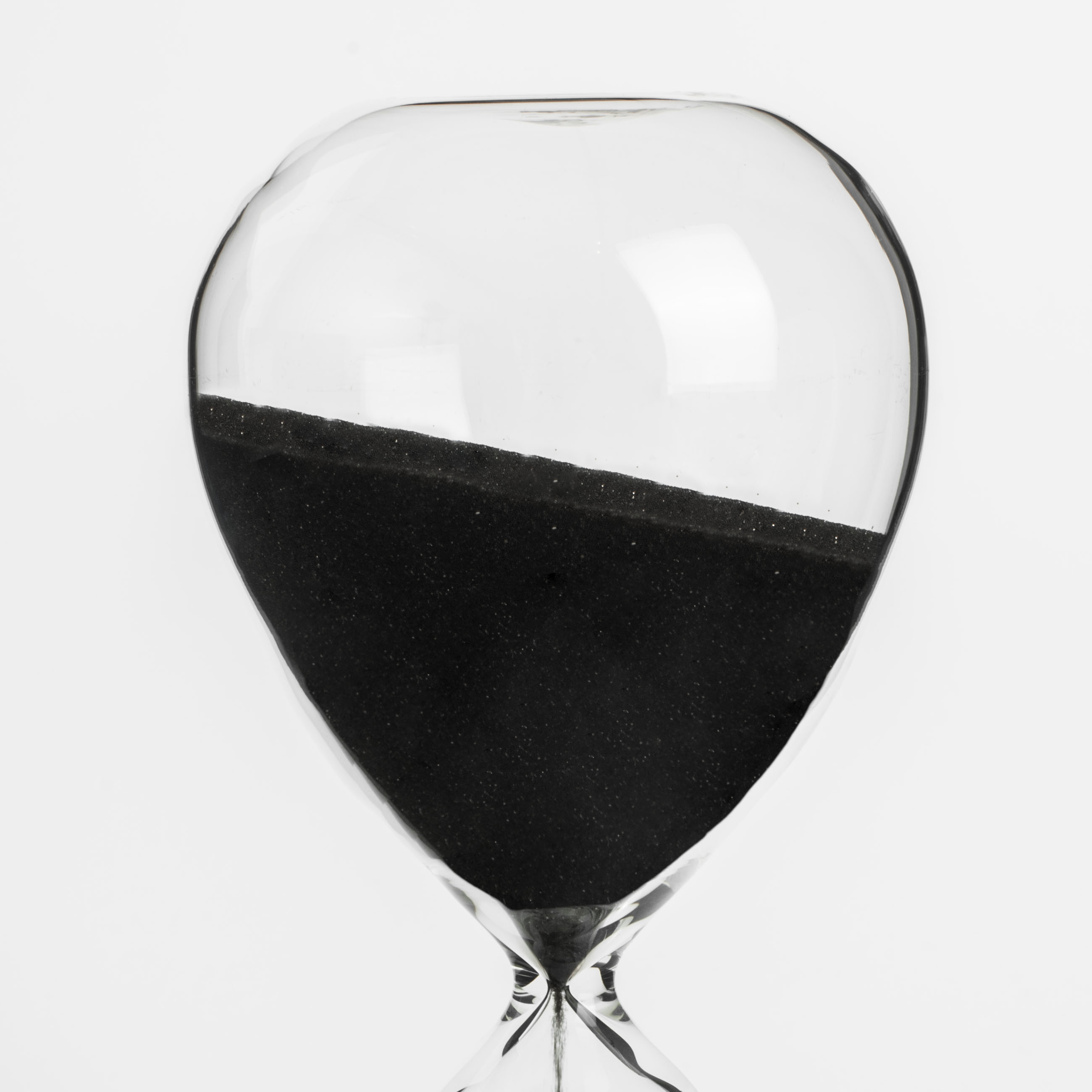 Hourglass clock, 20 cm, 15 minutes, Glass / sand, Horse in the sand, Sand time изображение № 3