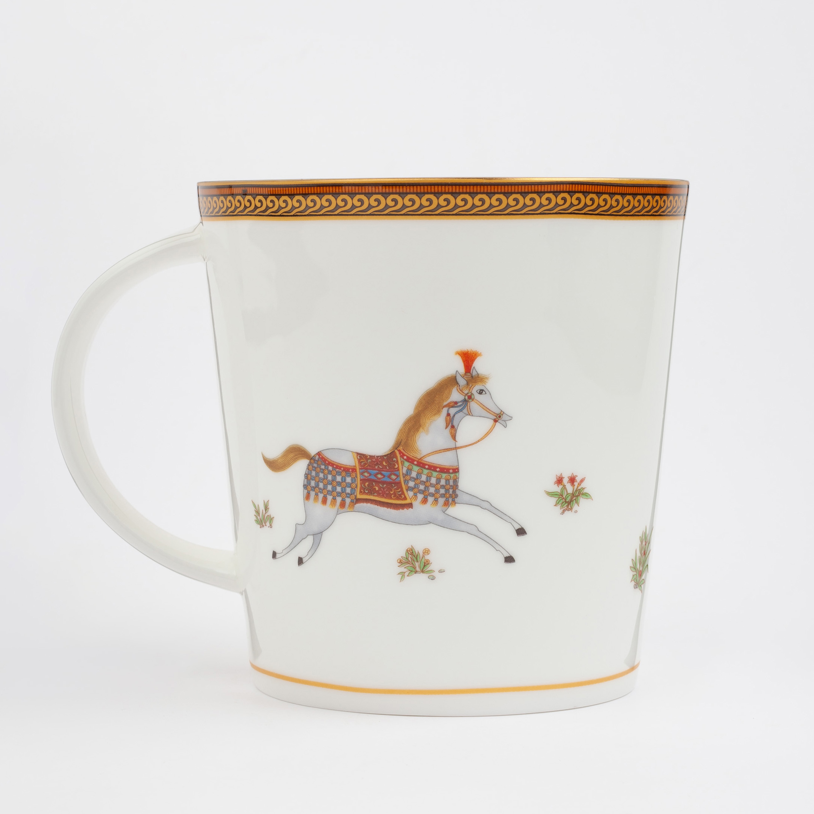 Mug, 450 ml, porcelain F, white, Horses, Blue wind изображение № 3
