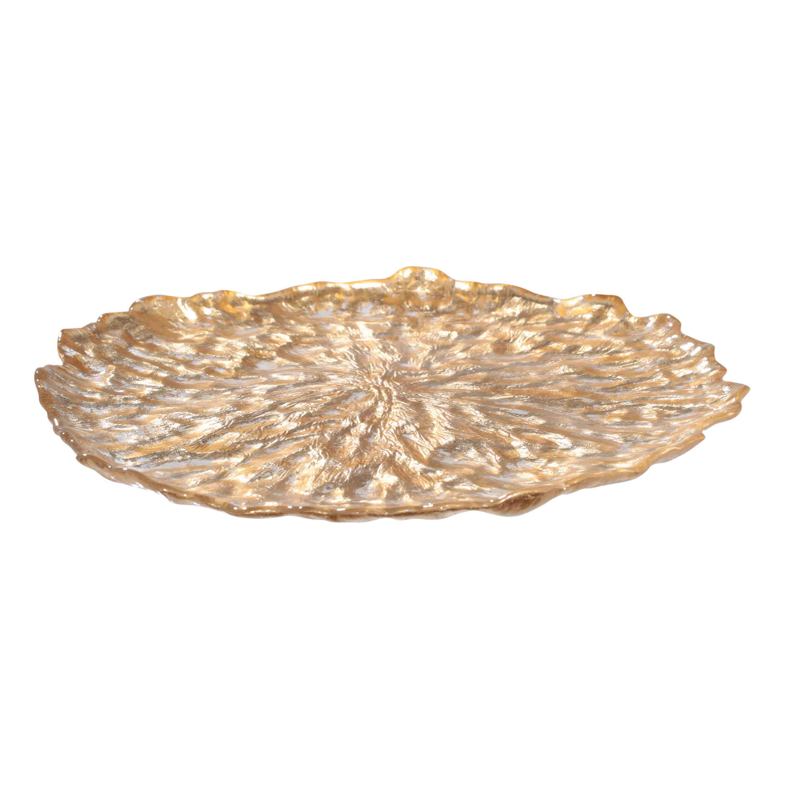 Snack plate, 21 cm, glass R, golden, Sleit изображение № 2