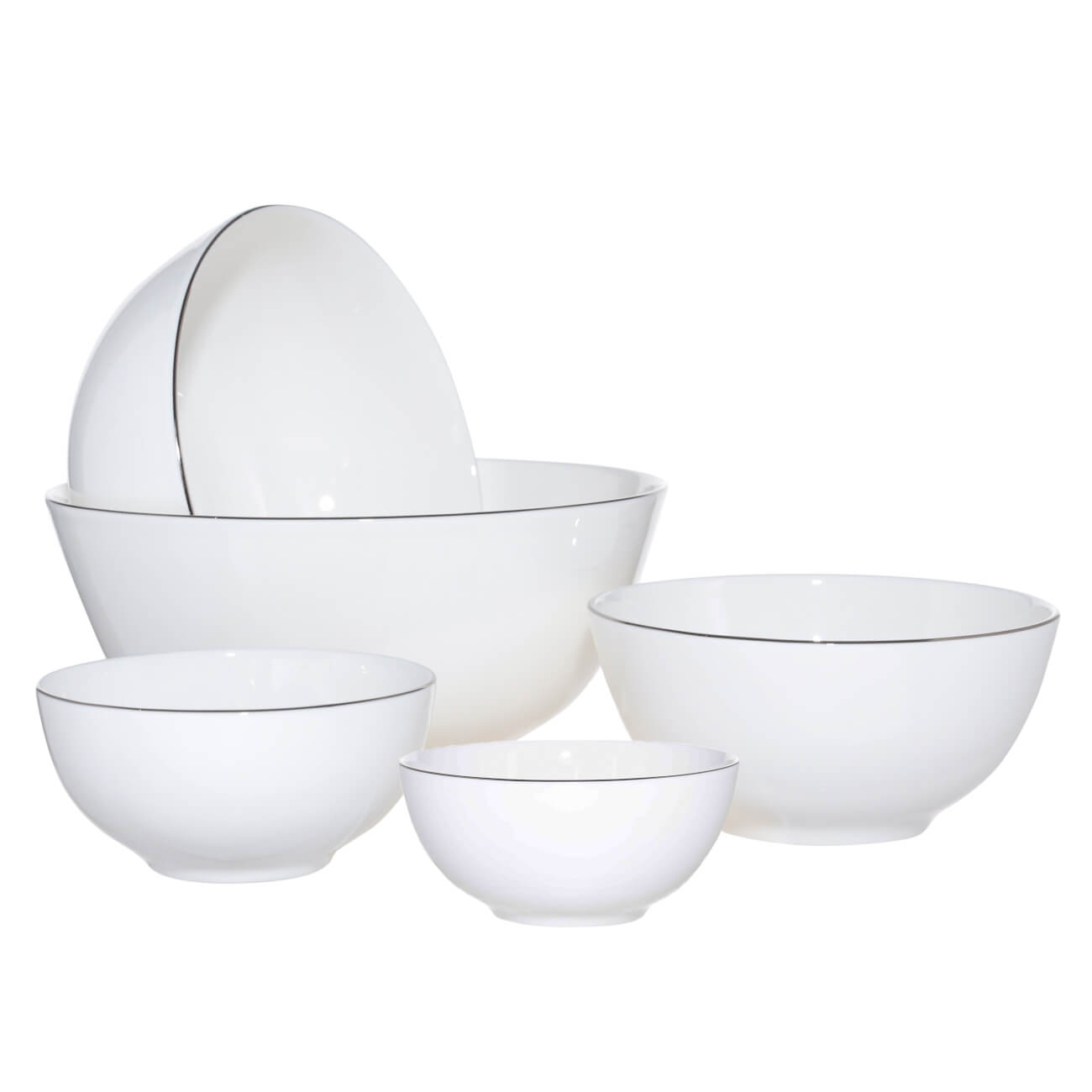 Salad bowl set, 5 pcs, porcelain F, Antarctica изображение № 1