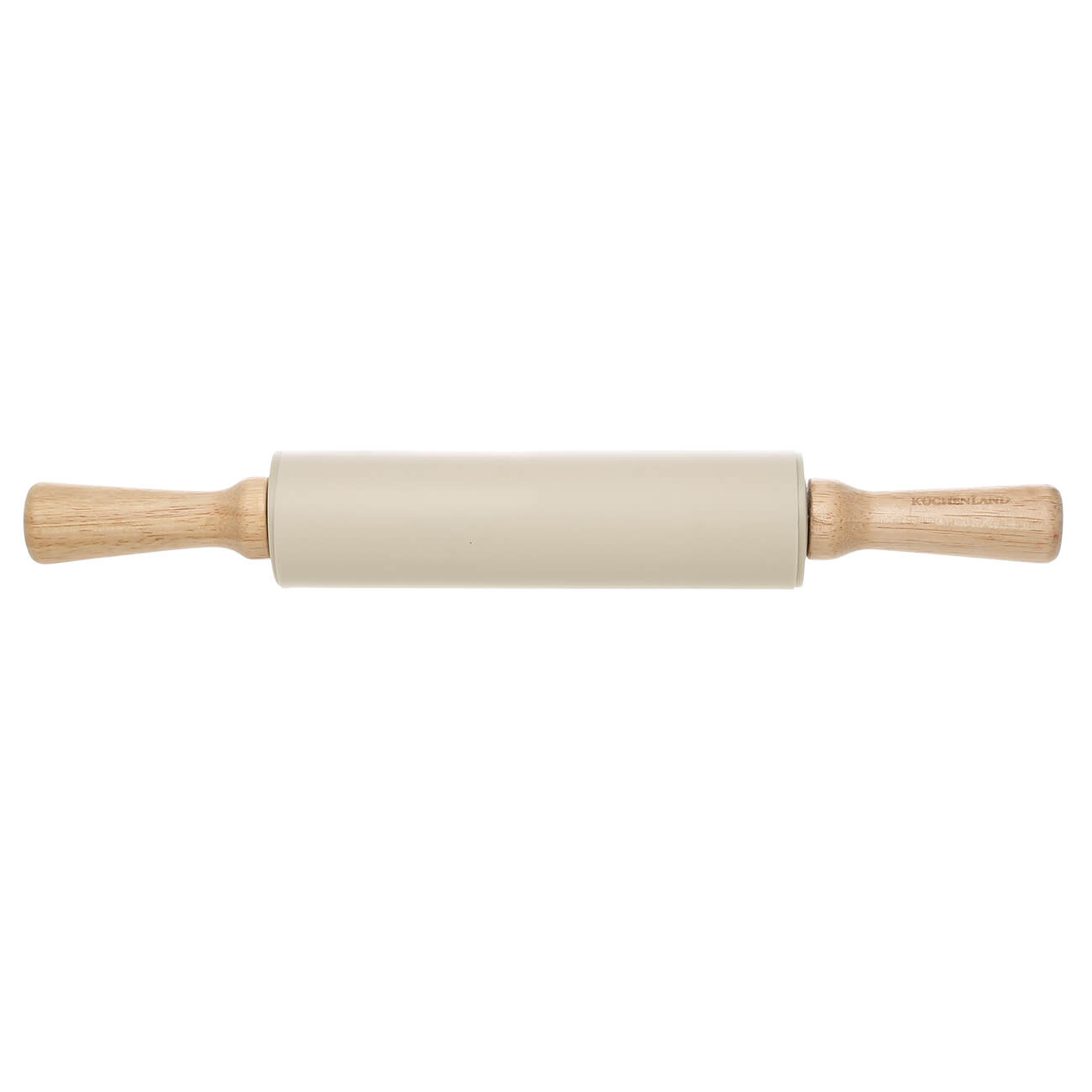 Rolling pin, 38 cm, silicone / wood, beige, Bakery изображение № 1