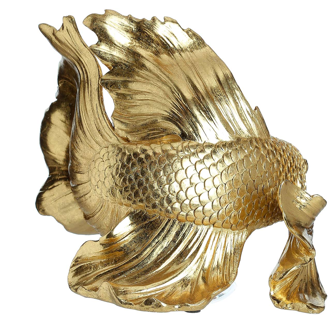 Figurine, 20 cm, polyresin, golden, Fish, Goldfish изображение № 3