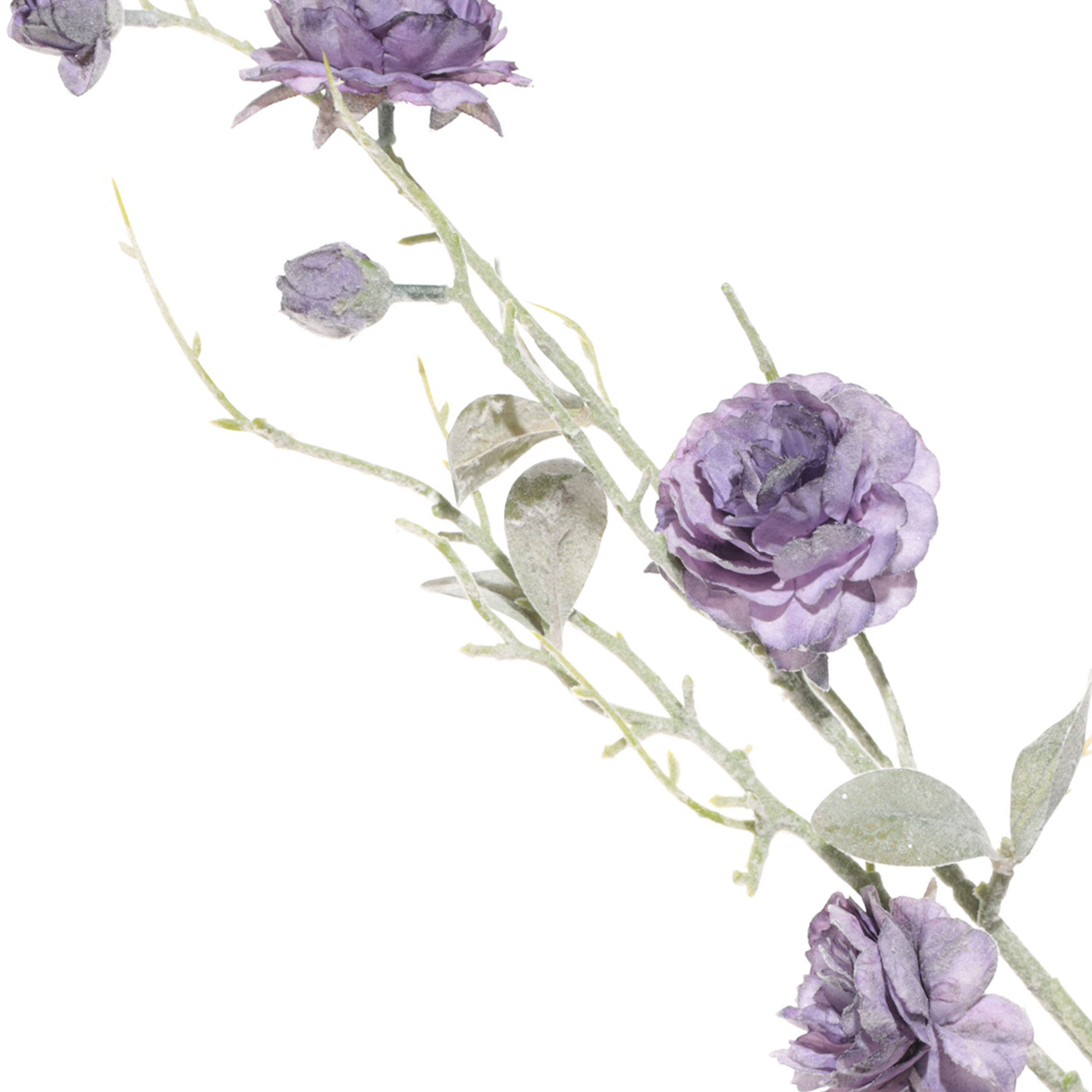 Decorative branch, 76 cm, plastic / polyester, Purple flowers, Flower garden изображение № 2