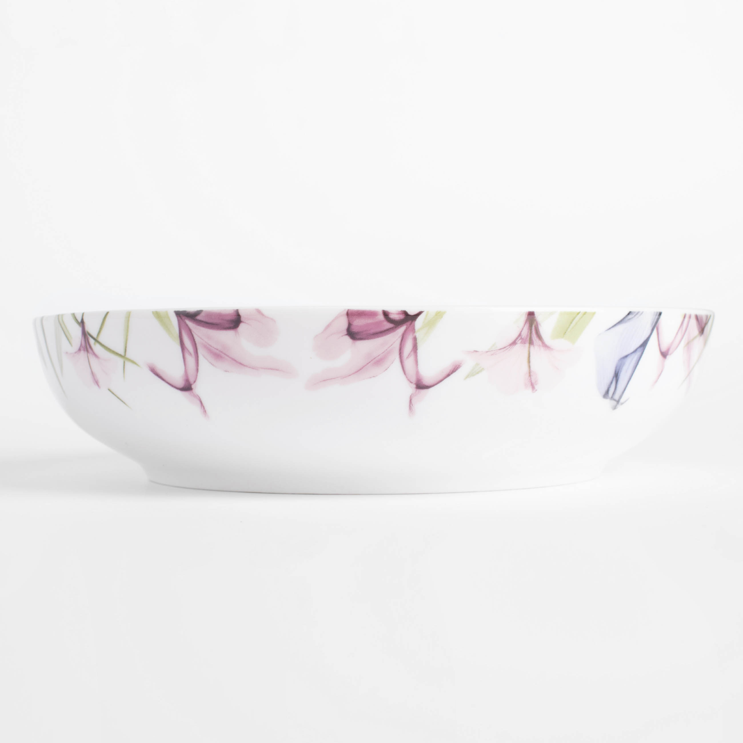 Soup plate, 20x6 cm, porcelain N, white, Pastel flowers изображение № 2