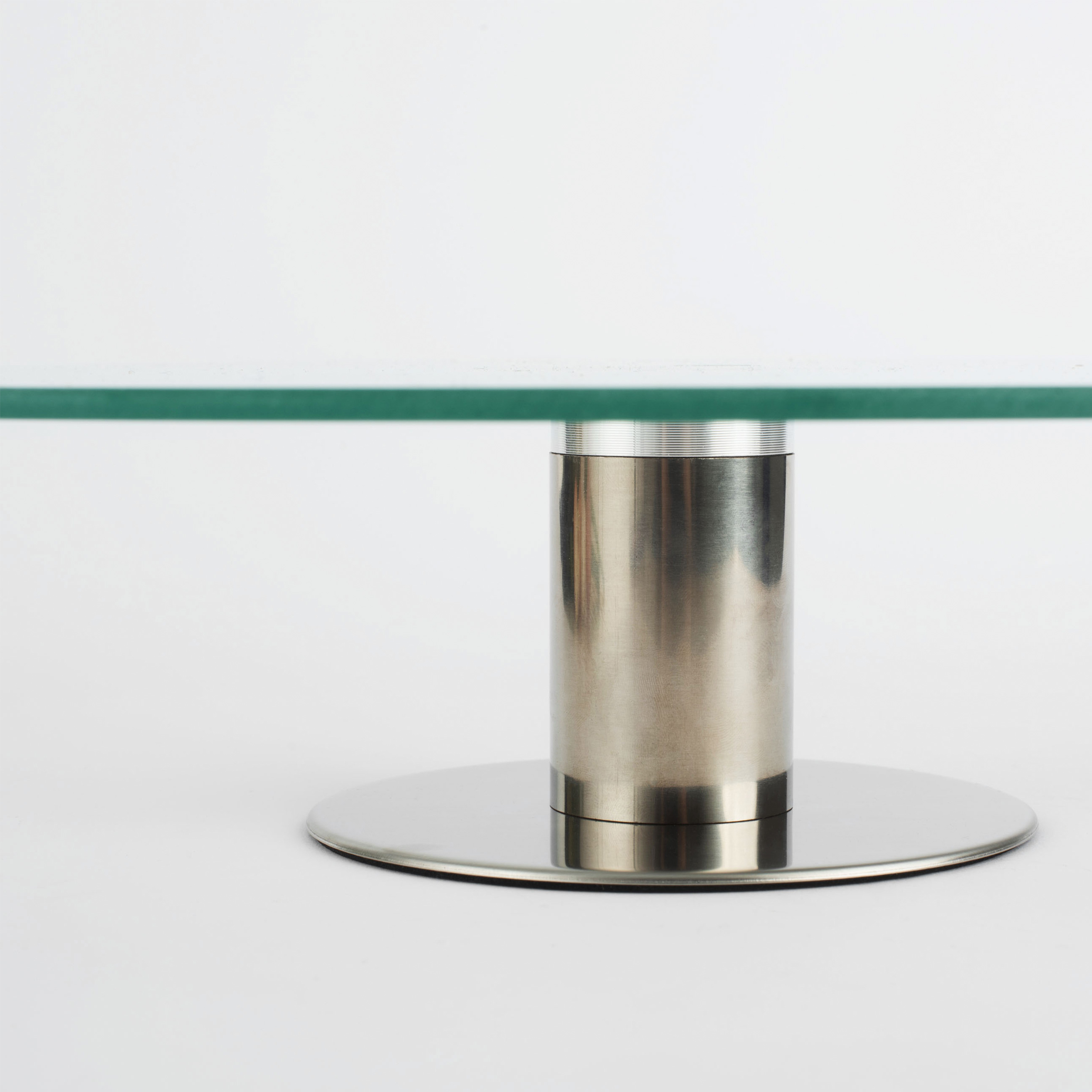 Dish on a leg, 30x7 cm, glass / steel, Classic изображение № 5