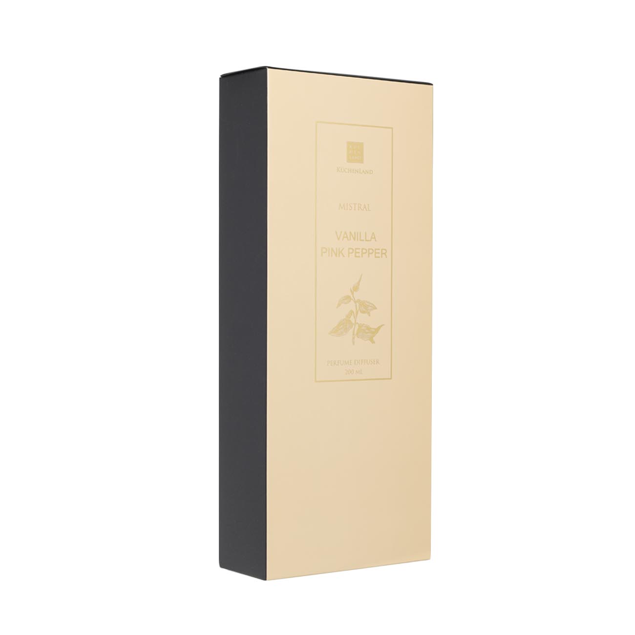 Aroma diffuser, 200 ml, with brush, beige, Vanilla Pink Pepper, Mistral изображение № 2
