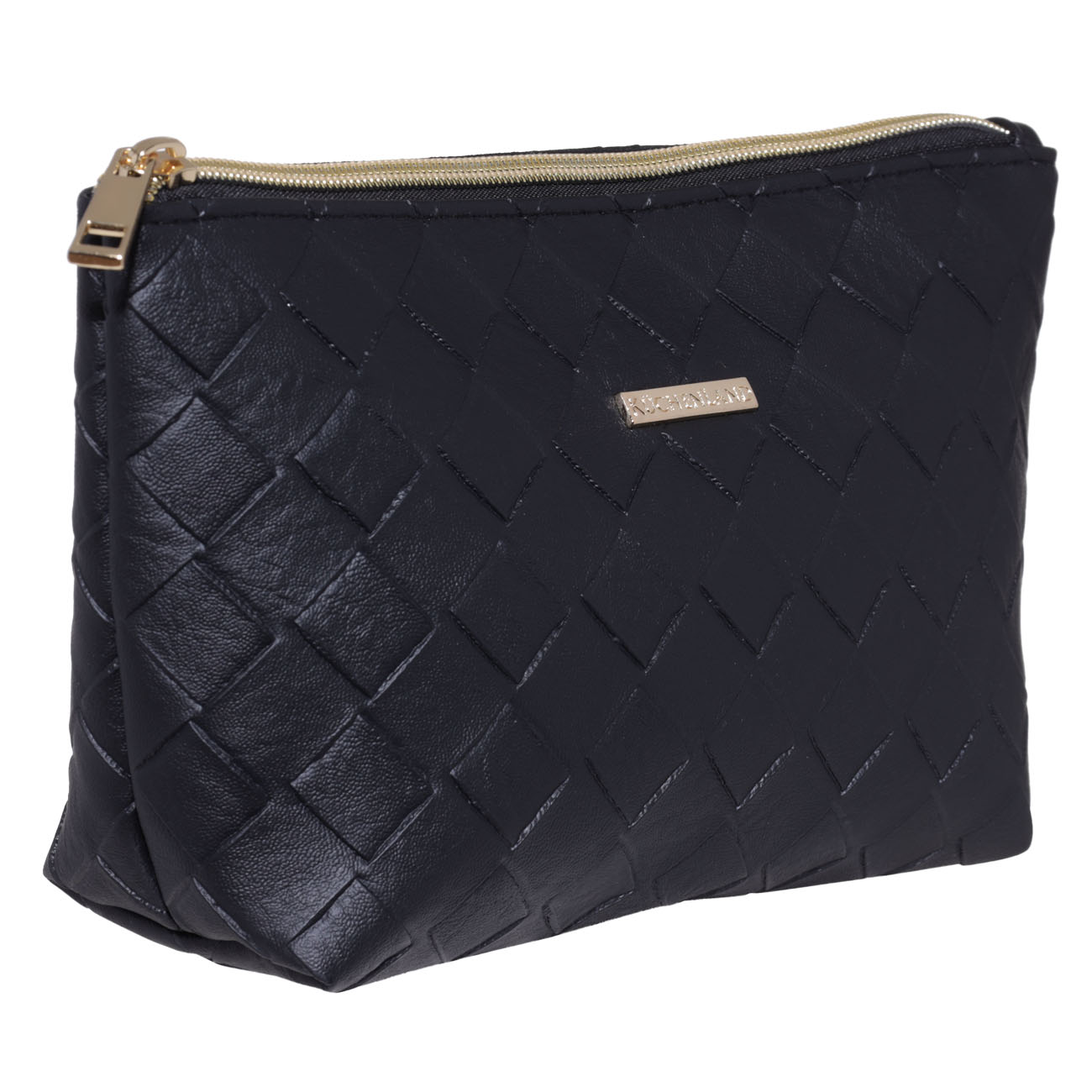 Cosmetic bag, 26x13 cm, polyurethane, black, Sennit изображение № 2