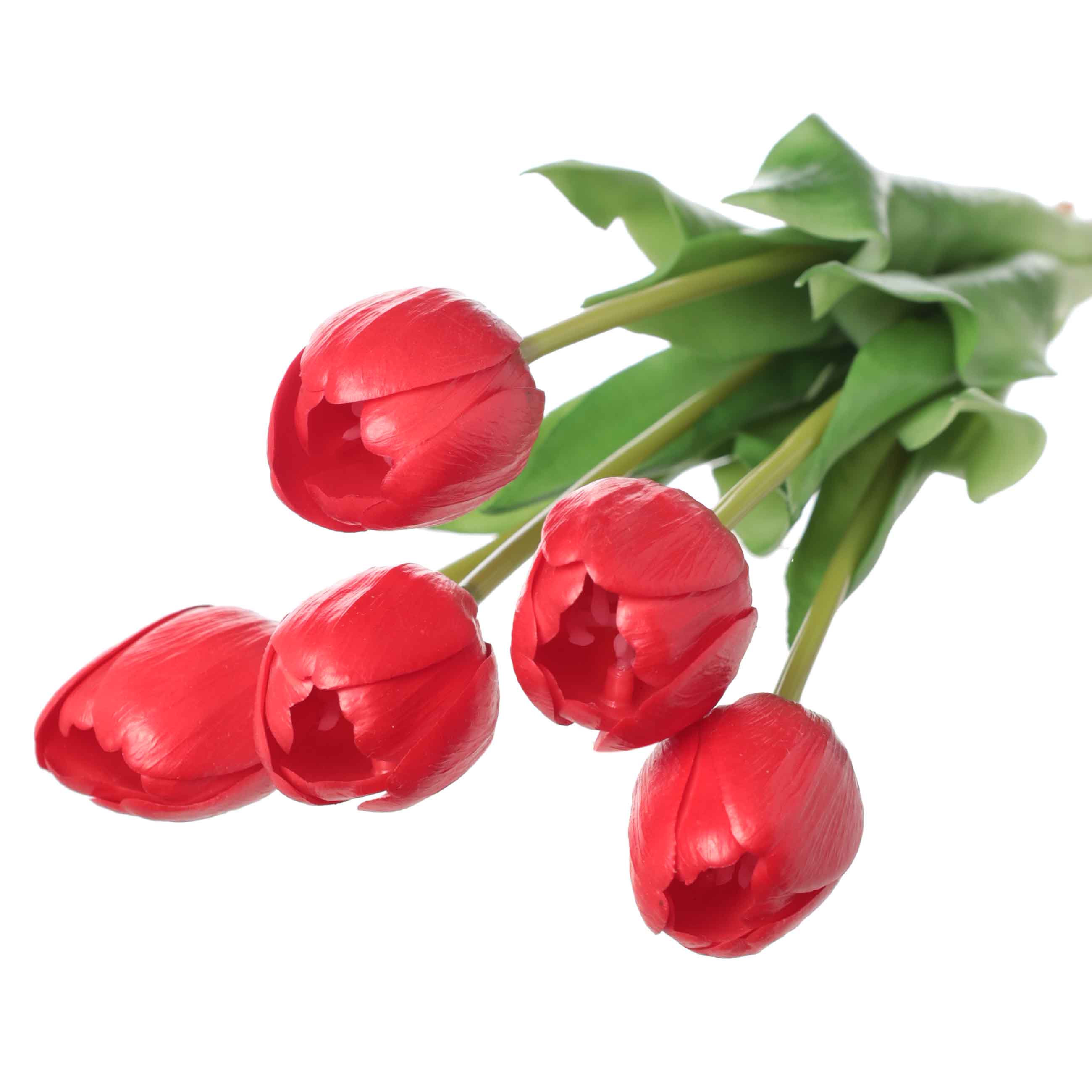 Artificial bouquet, 44 cm, TEP, red, Tulips, Tulip garden изображение № 2