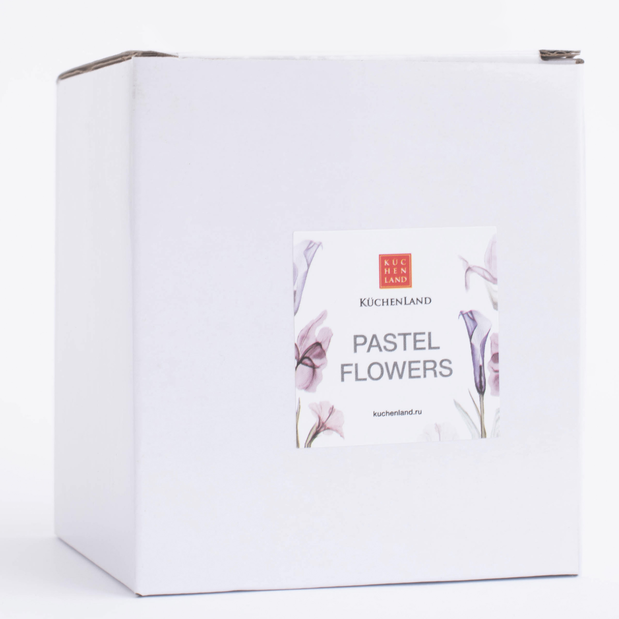Mug, 420 ml, porcelain N, white, Pastel flowers изображение № 6