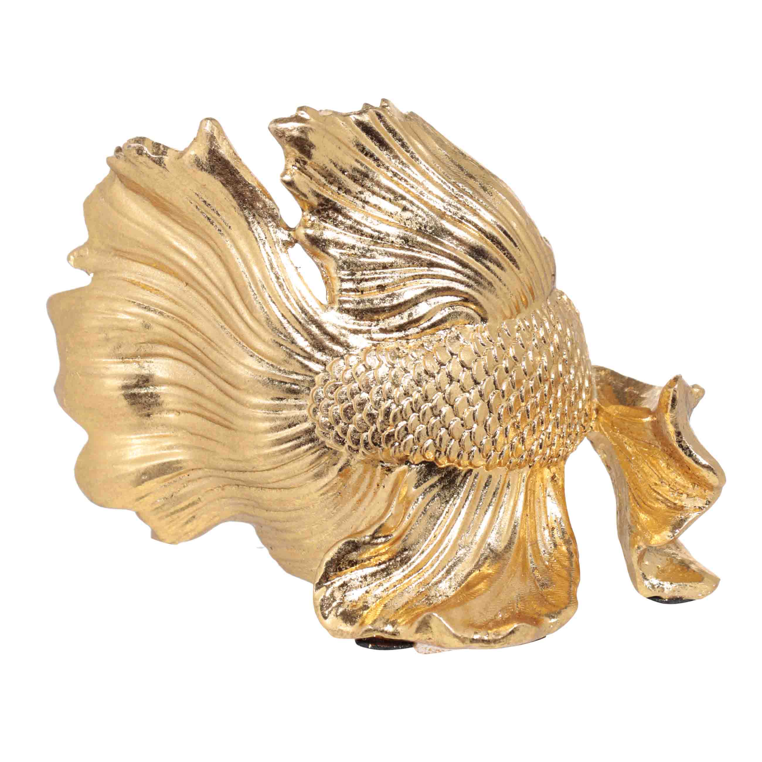 Statuette, 10 cm, polyresin, golden, Fish, Goldfish изображение № 2