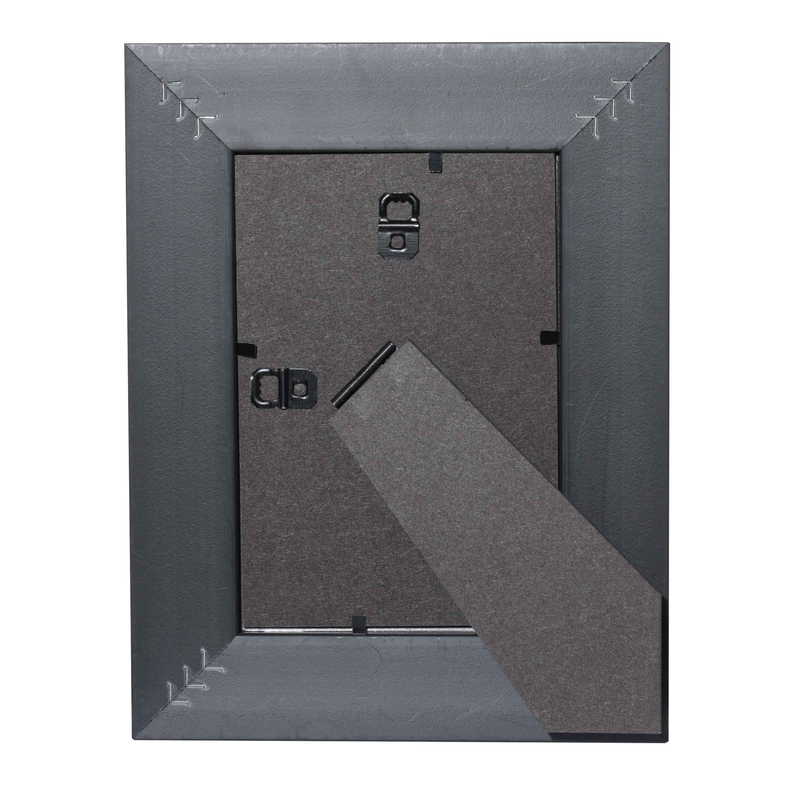 Photo frame, 17x22 cm, plastic/glass, grey, Gallery изображение № 2