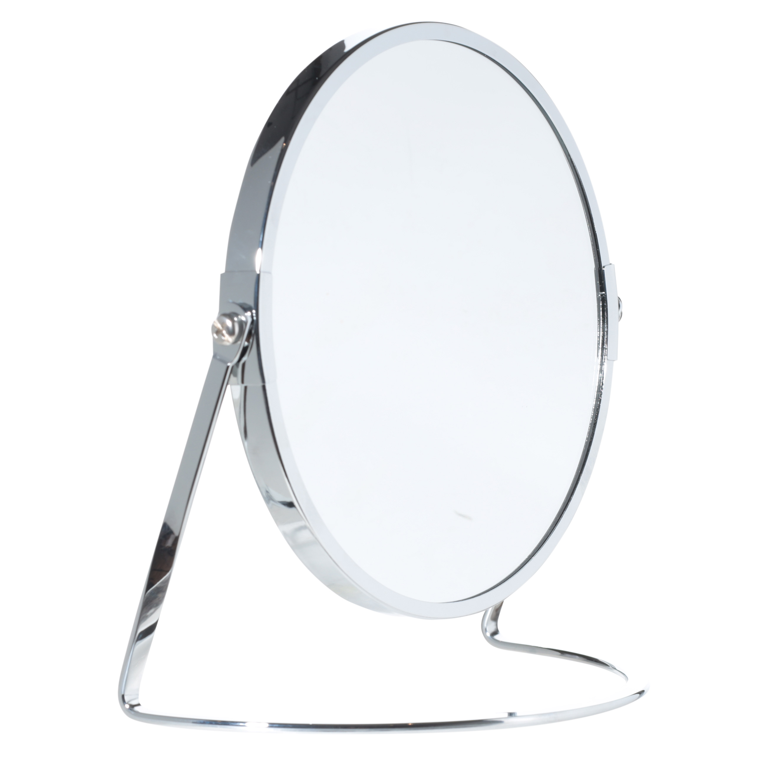 Table mirror, 20x17 cm, double-sided, metal, round, Fantastic изображение № 2