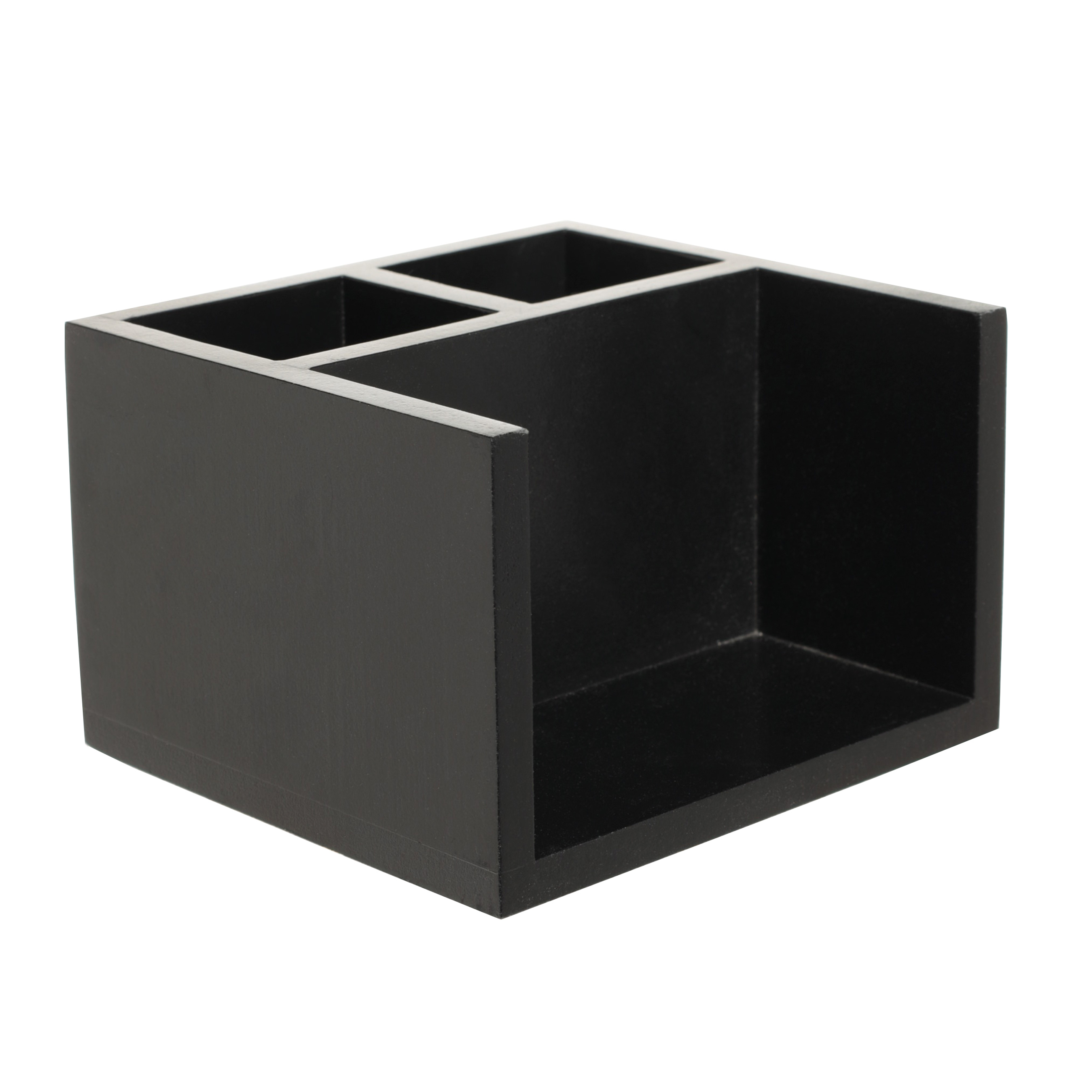 Table calendar, 14x13 cm, with cubes, with pen holders, MDF, black and white, B&amp;W изображение № 3