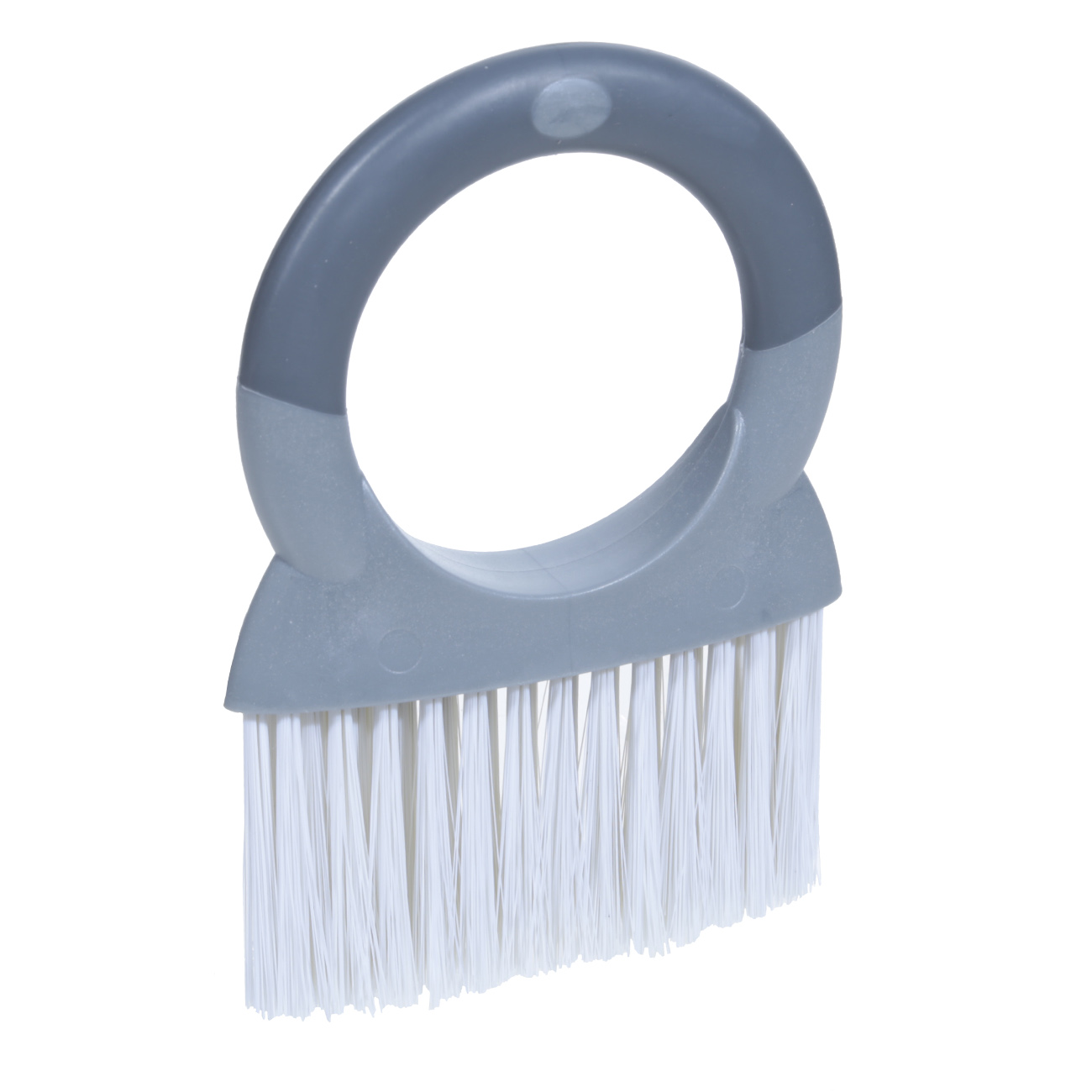 Garbage brush, with dustpan, 21 cm, Plastic, round handle, Grey, Clean изображение № 2