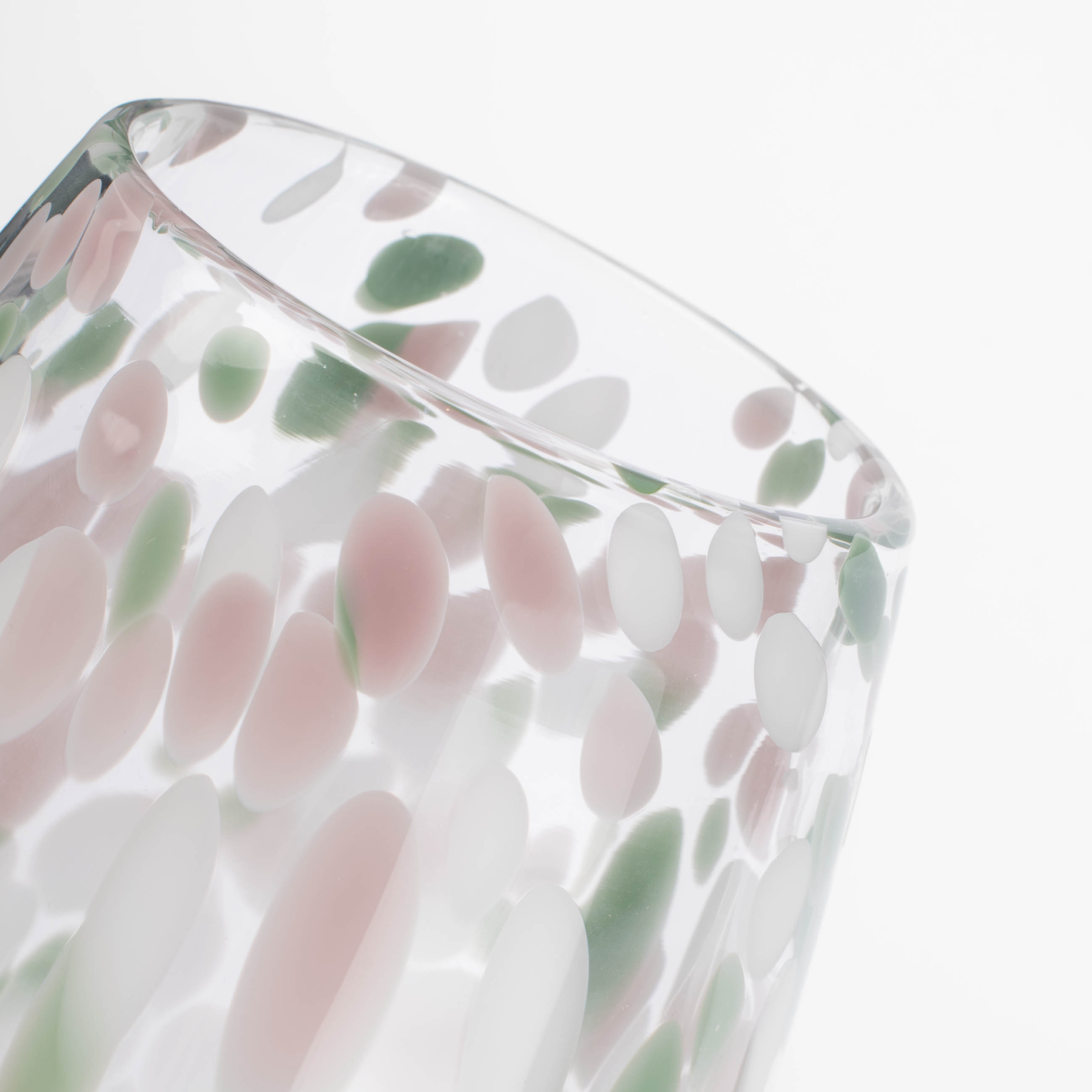 Flower vase, 27 cm, glass, Watercolor touches, Nors изображение № 5