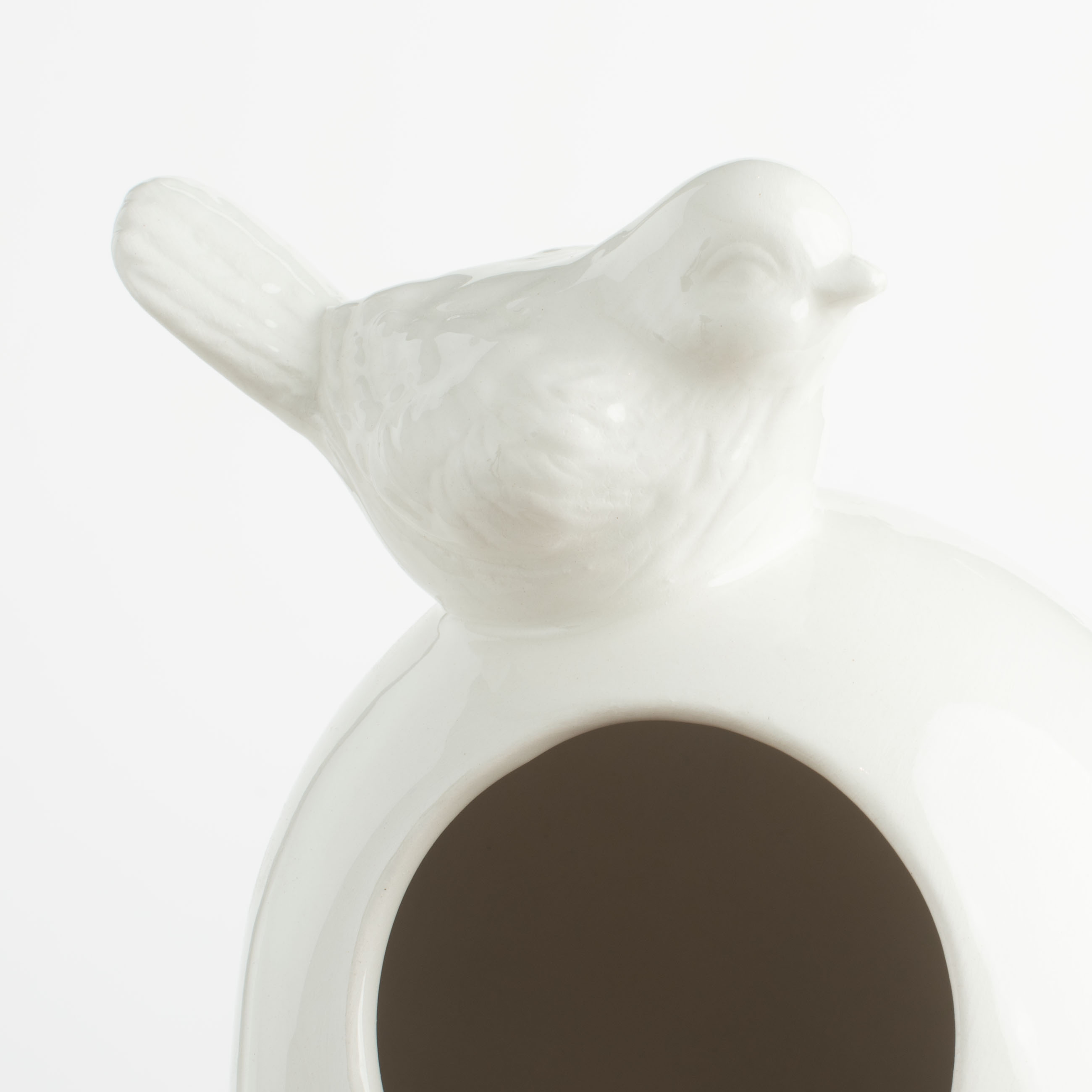 Sugar bowl, 11x15 cm, 350 ml, with spoon, ceramic / steel, dairy, Bird, Paradise garden изображение № 3