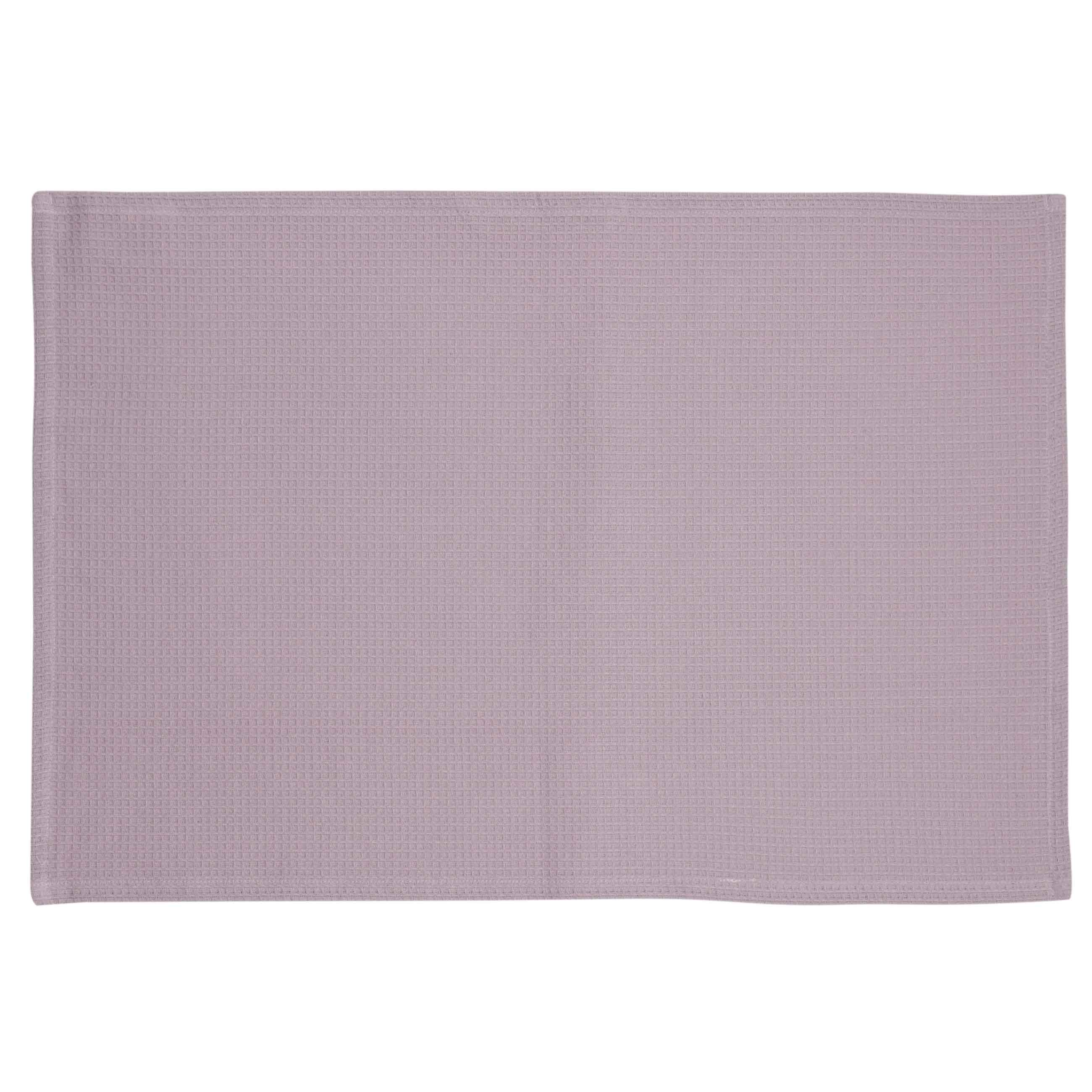 Kitchen towel, 40x60 cm, 2 pcs, cotton, white/purple, Flowers, Bloome изображение № 4