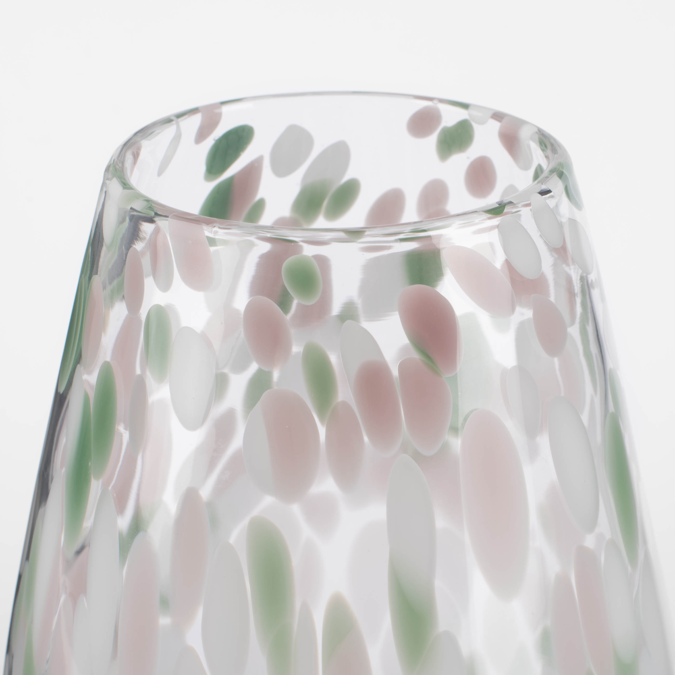 Flower vase, 27 cm, glass, Watercolor touches, Nors изображение № 4