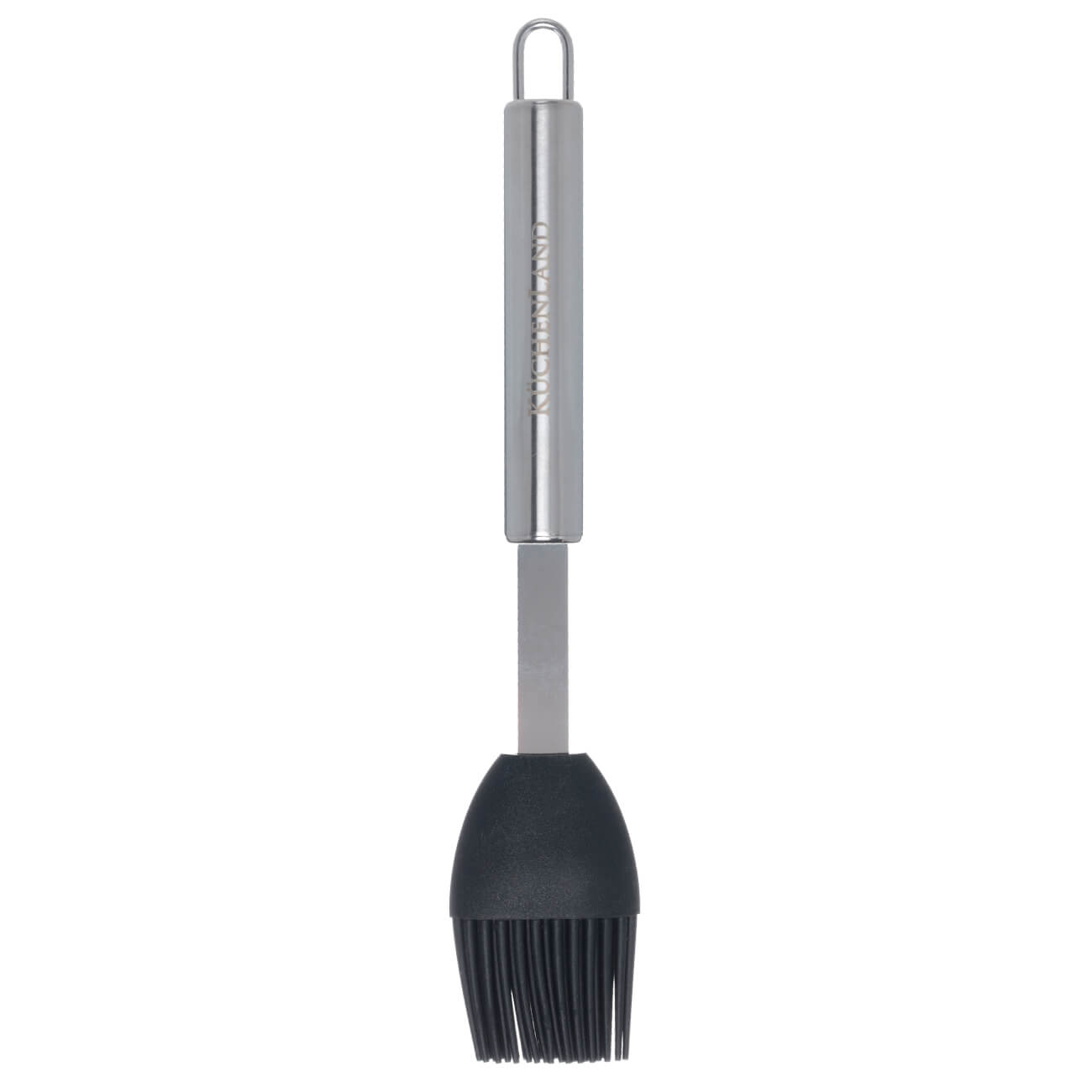 Cooking brush, 23 cm, silicone / steel, black, Spiro изображение № 1