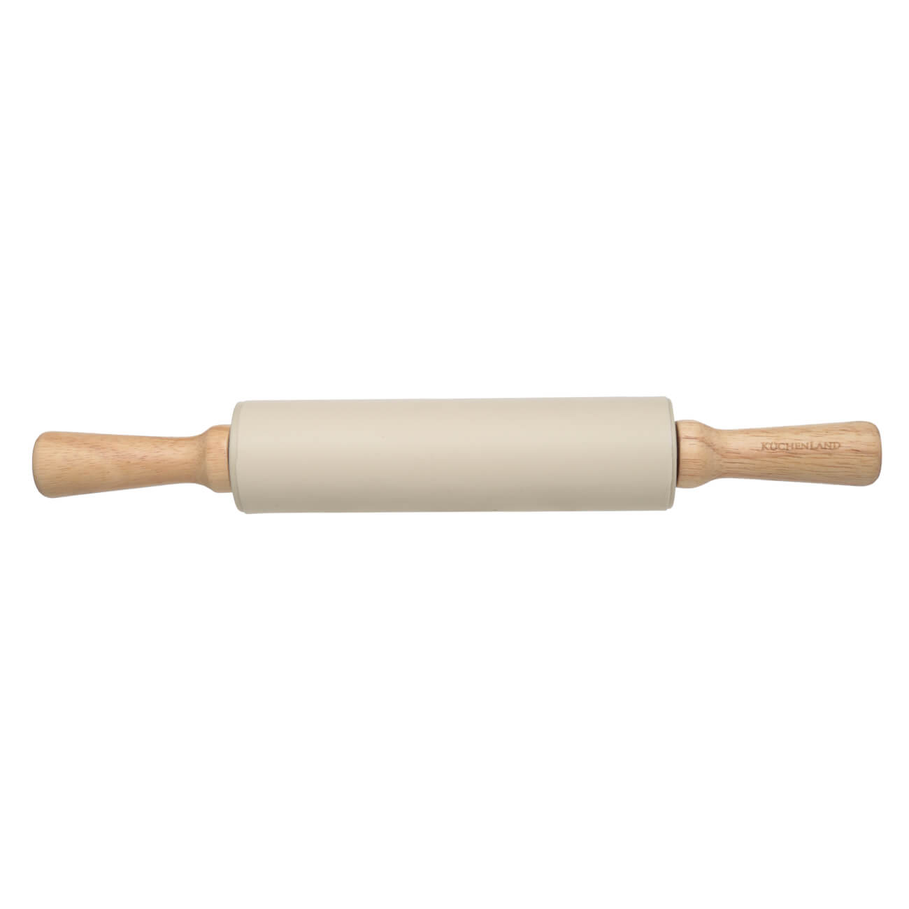 Rolling pin, 48 cm, silicone / wood, beige, Bakery изображение № 1
