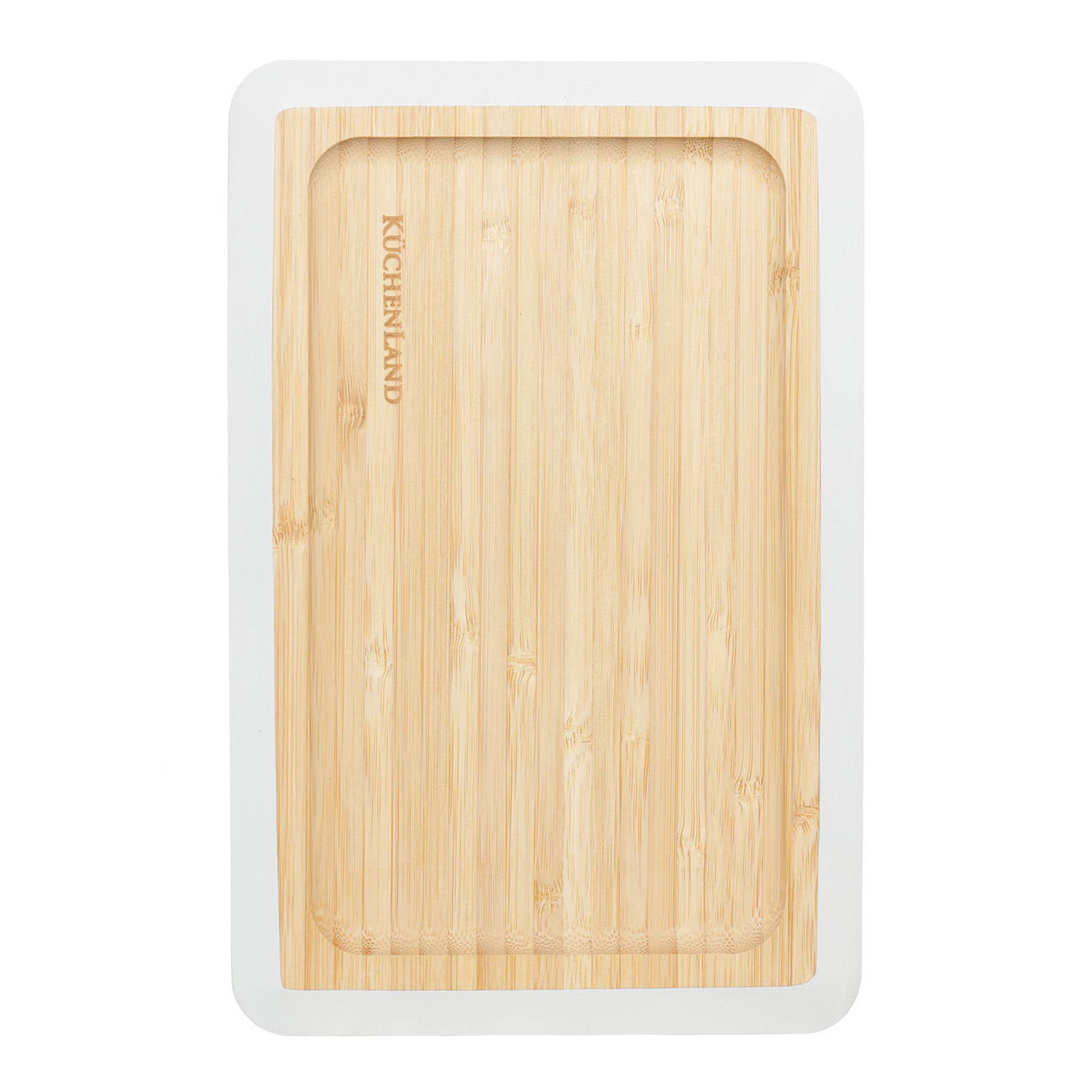 Dish, 24x16 cm, bamboo, rectangular, grey edging, Bamboo soft изображение № 3