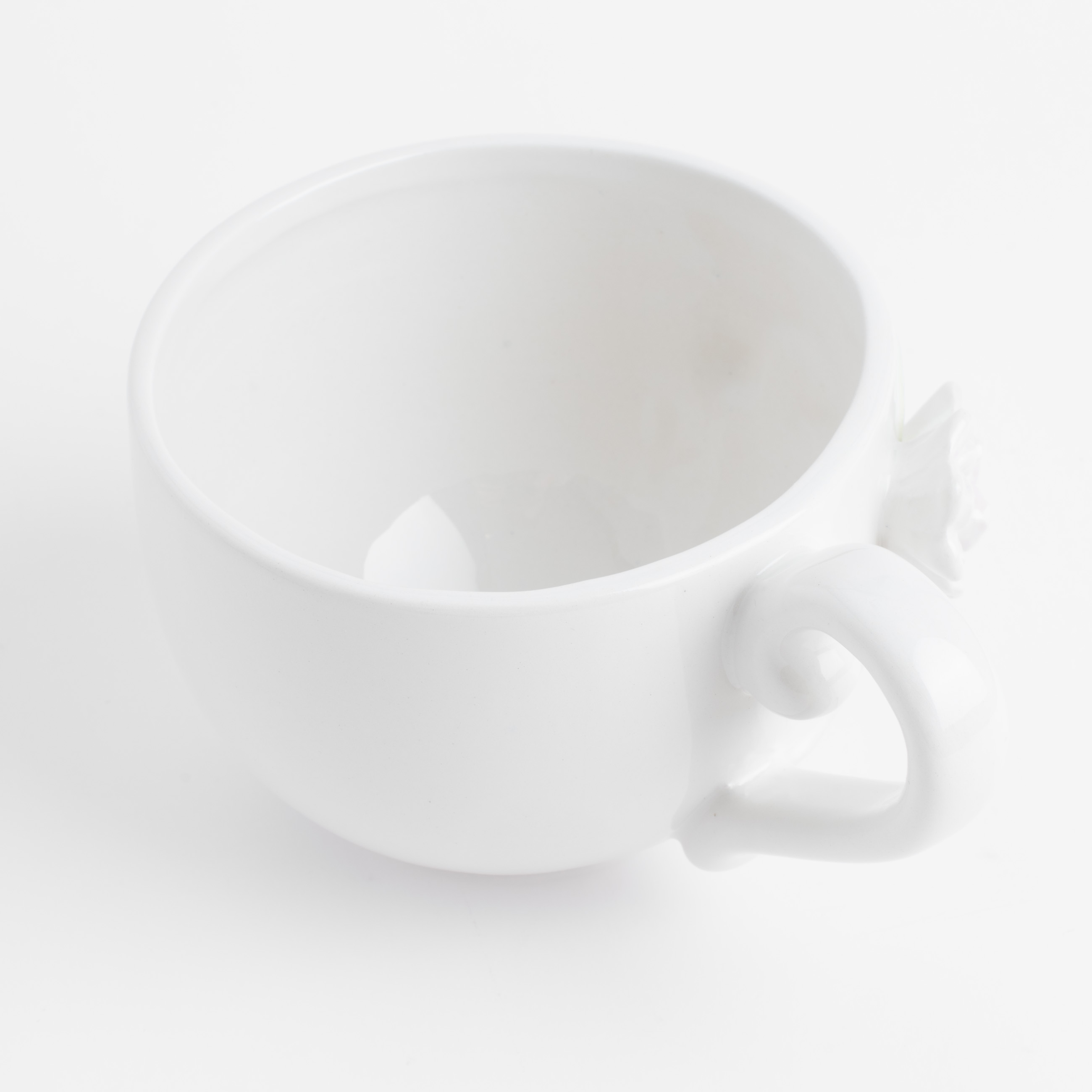 Tea pair for breakfast, 1 person, 2 items, 420 ml, ceramic, milk, Magnolia flowers, Magnolia изображение № 6