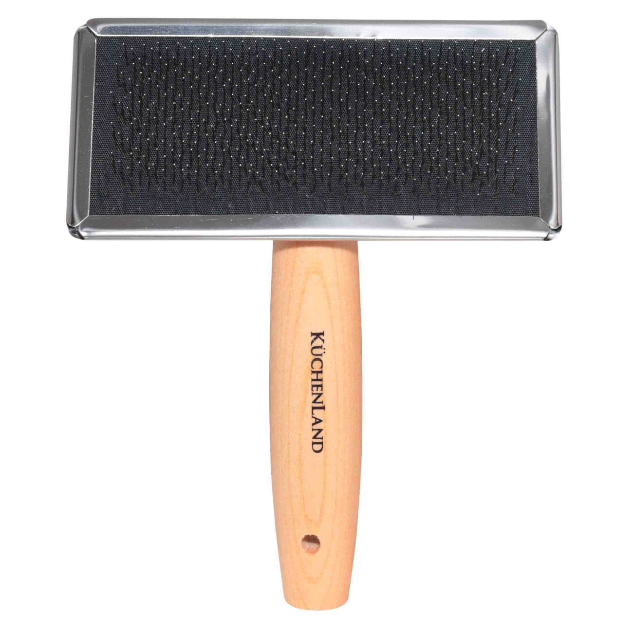 Pet hair comb, 15 cm, pukhoderka, wood / steel, Nature pet изображение № 1