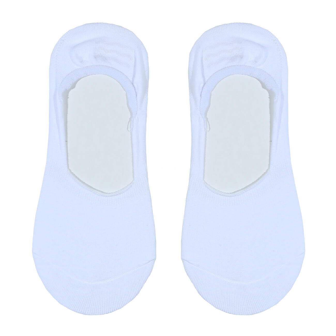 Women's track socks, Size 36-38, cotton / polyester, white, Basic изображение № 1