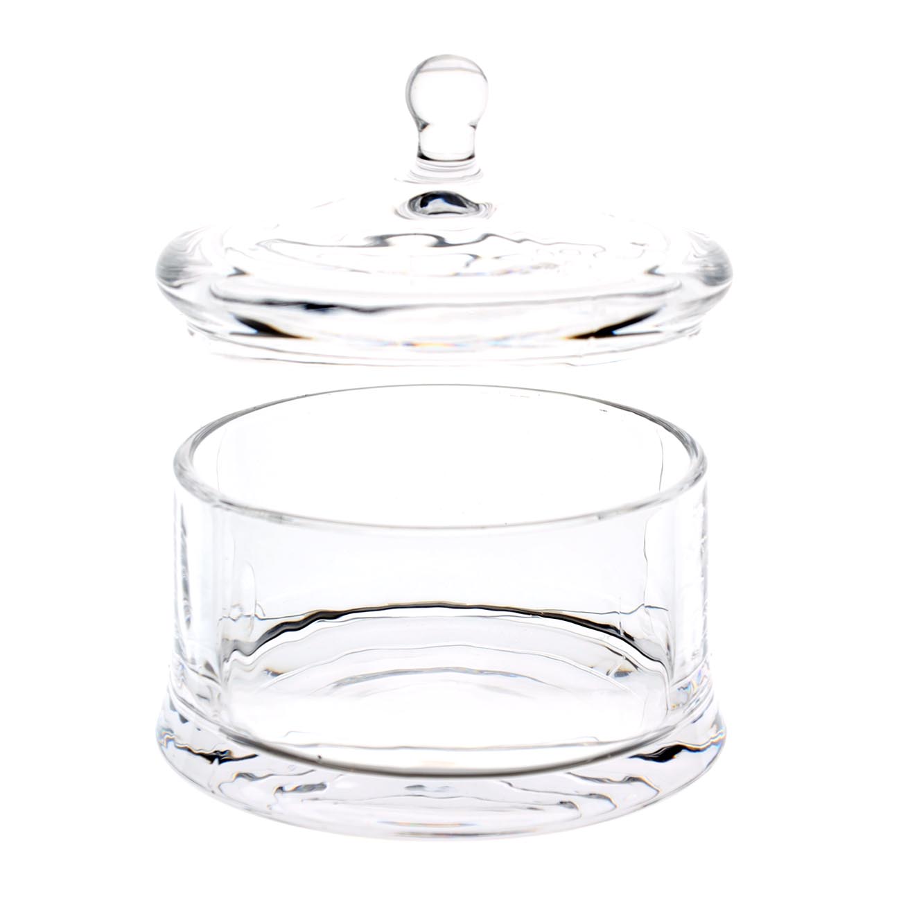 Candy bowl, 11x10 cm, 270 ml, with lid, Glass, Clear изображение № 2