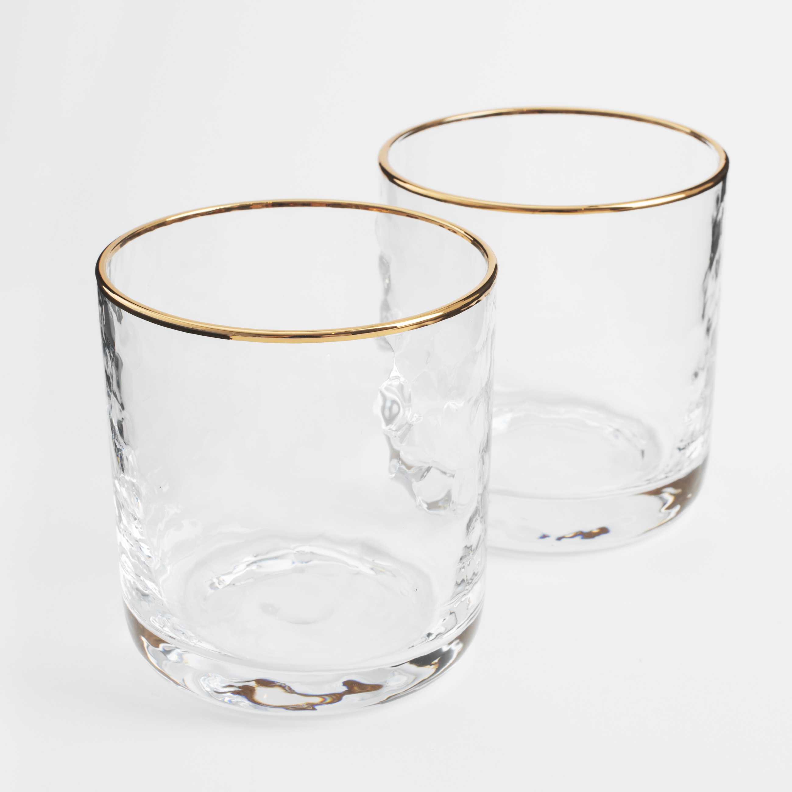 Glass, 330 ml, 2 pcs, glass, with golden edging, Liomea gold изображение № 2